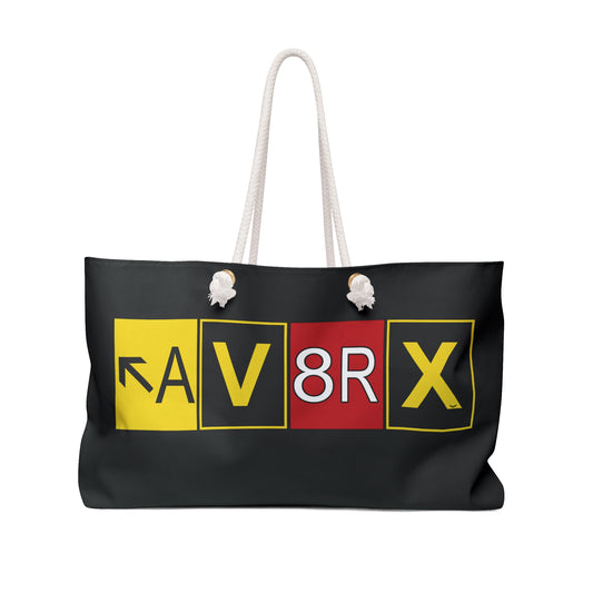 Aviatrix weekender tote bag (black)