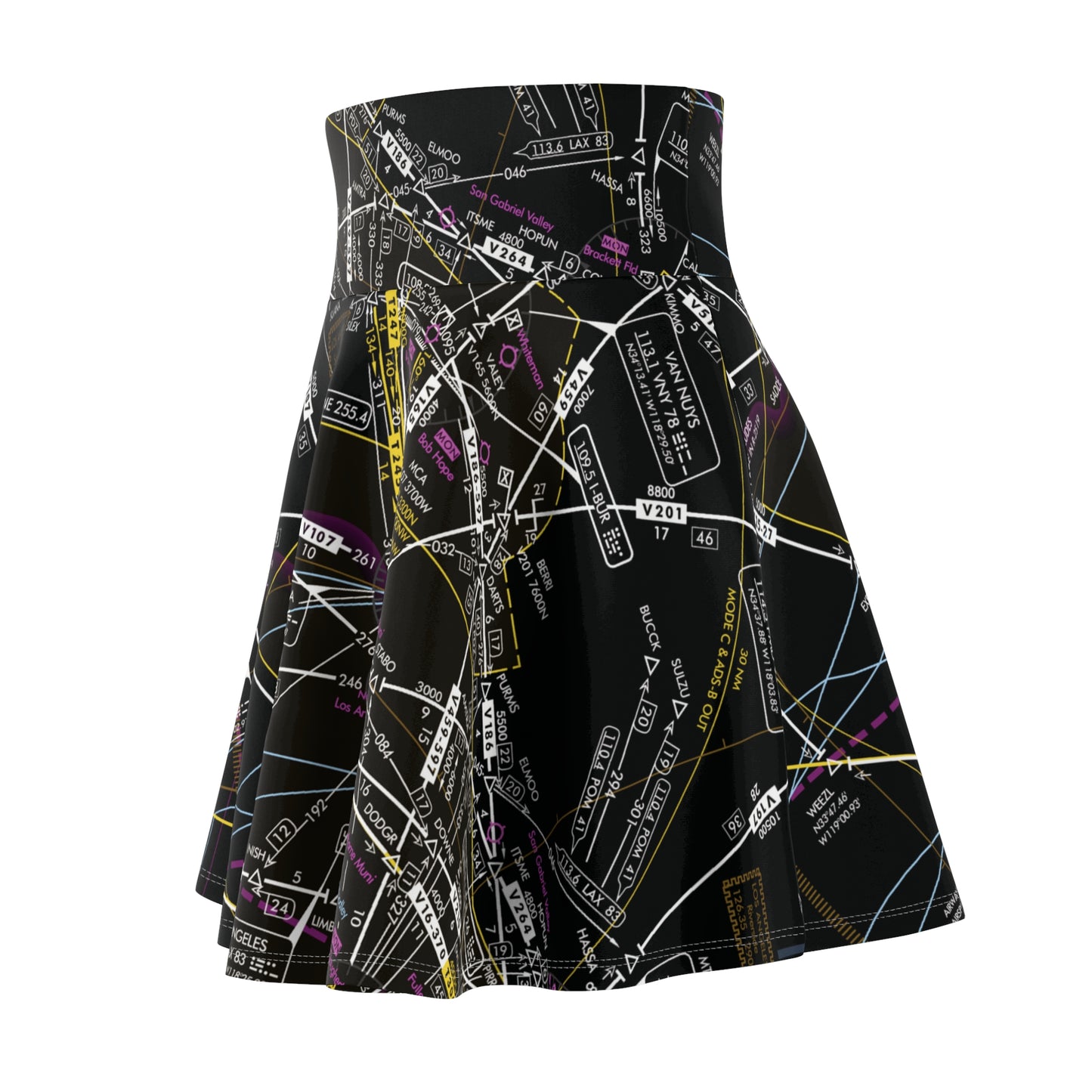 Enroute Low Altitude (ELUS3) Chart skater skirt (invert)