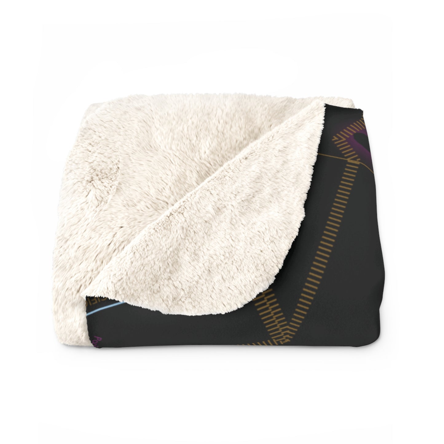 Enroute Low Altitude Chart (ELUS3) sherpa fleece blanket (invert)
