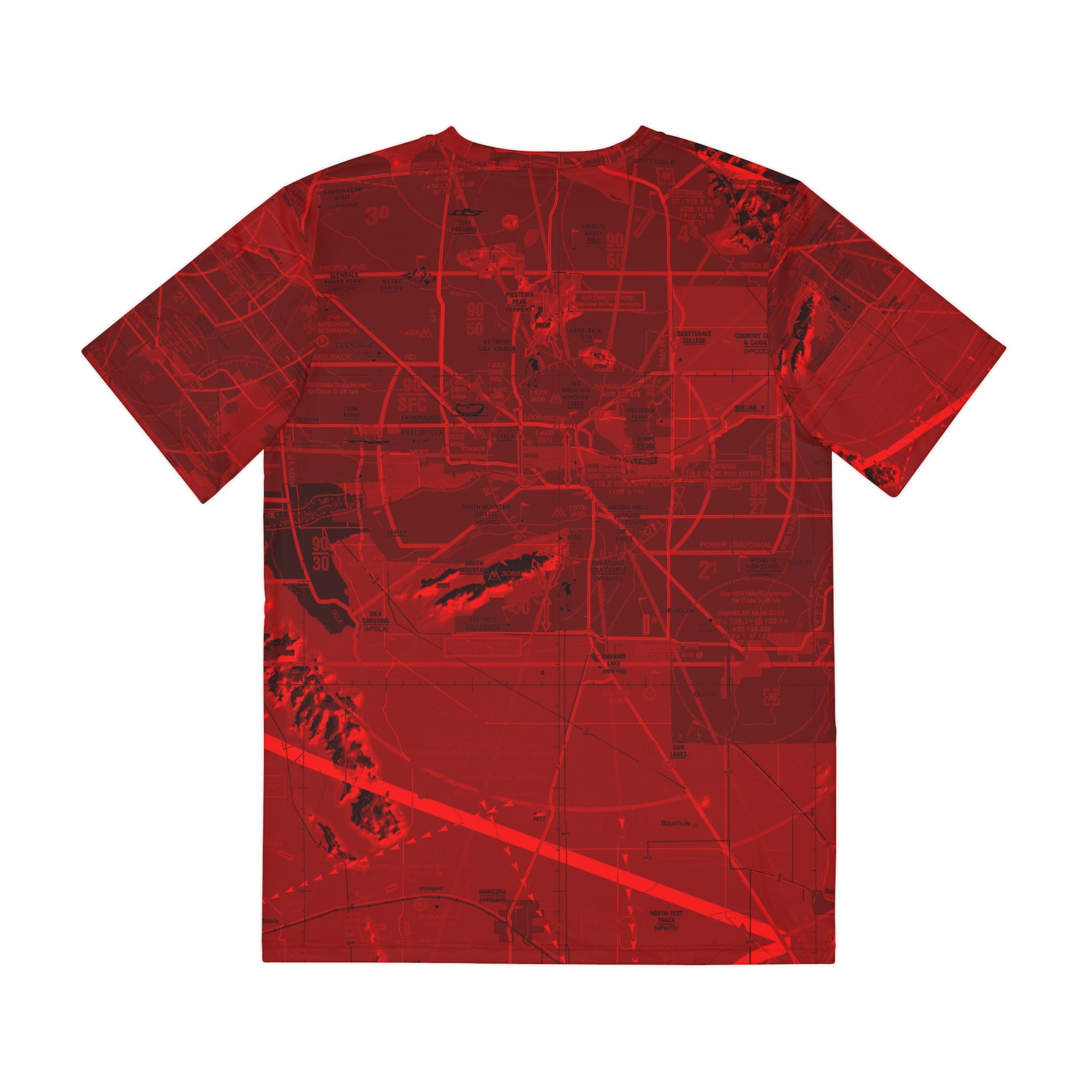 Phoenix TAC Chart (red) men's polyester shirt