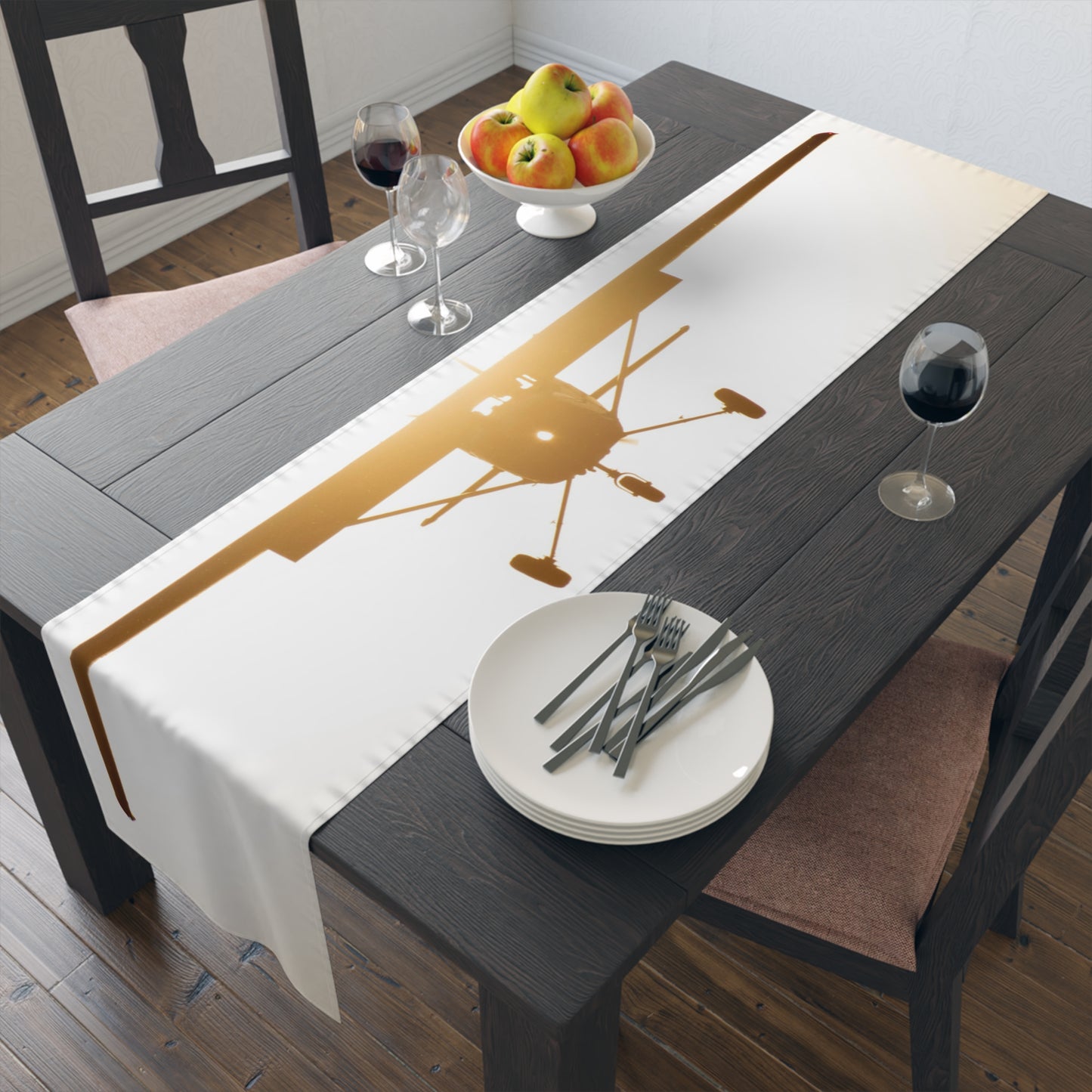 Cessna at Sunset Table Runner