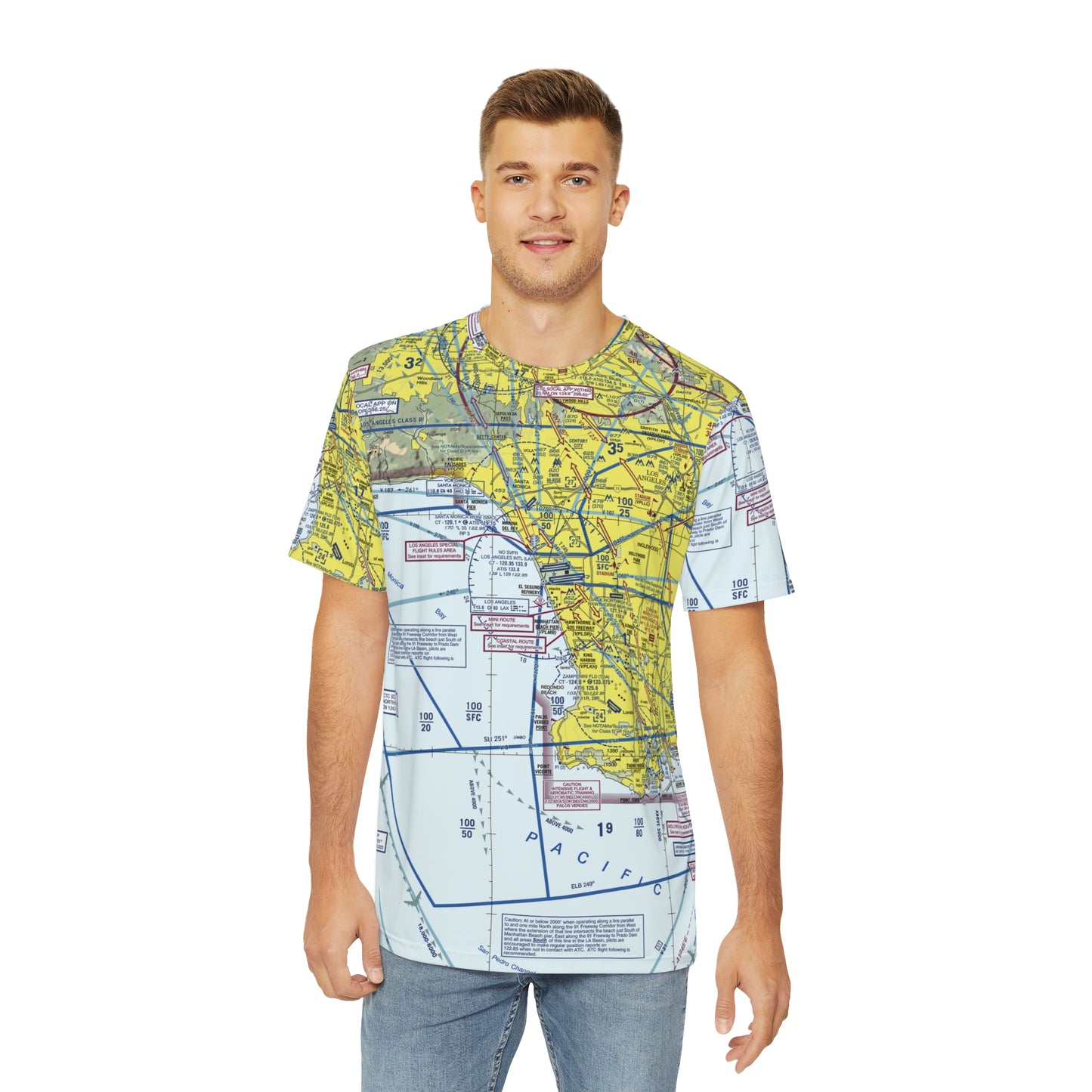 LAX TAC Chart men's polyester shirt
