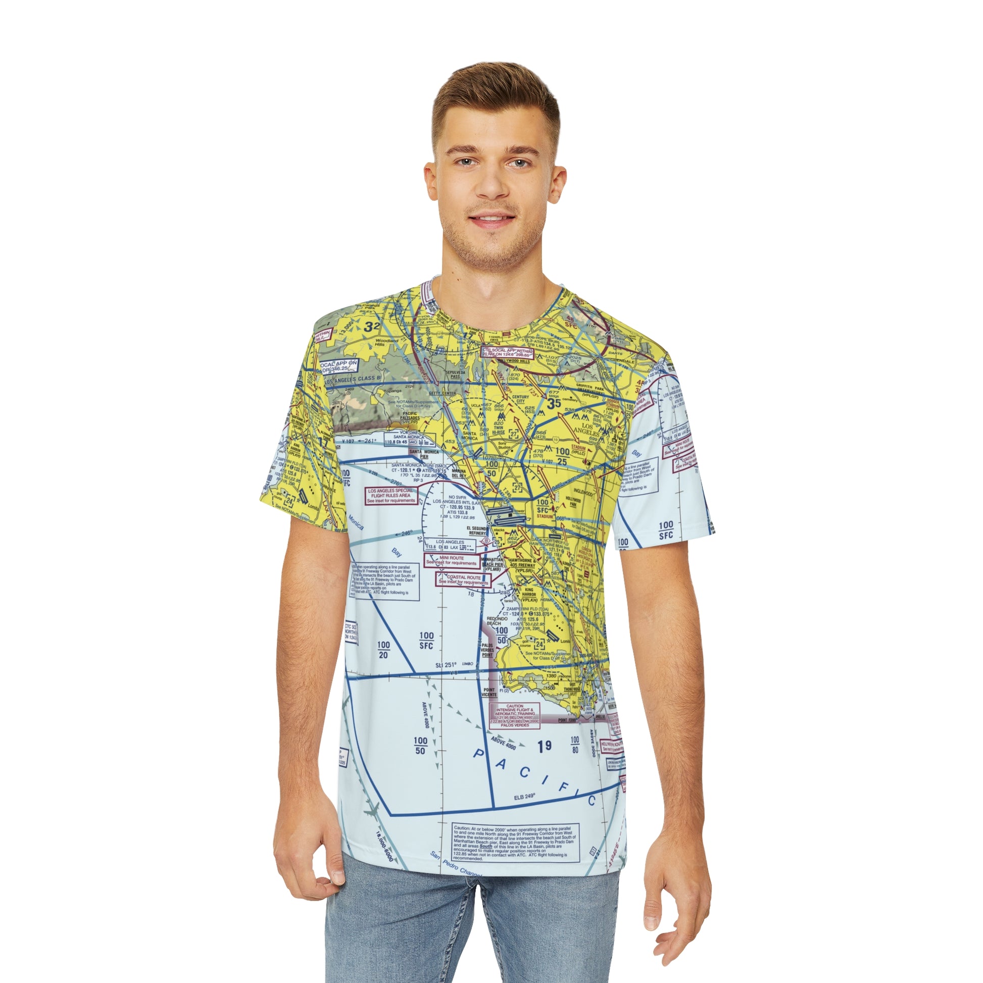 LAX TAC Chart men's polyester shirt