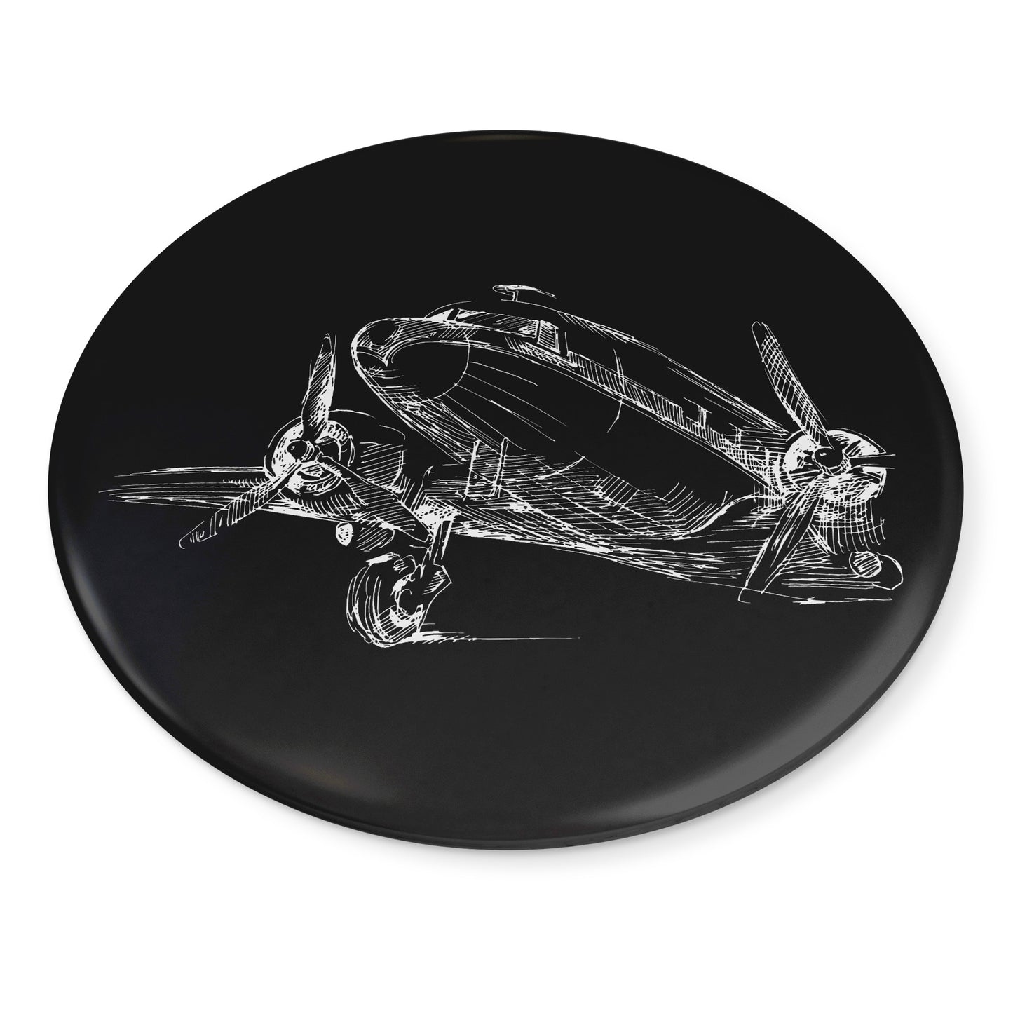 Aero 1 button pin (black)