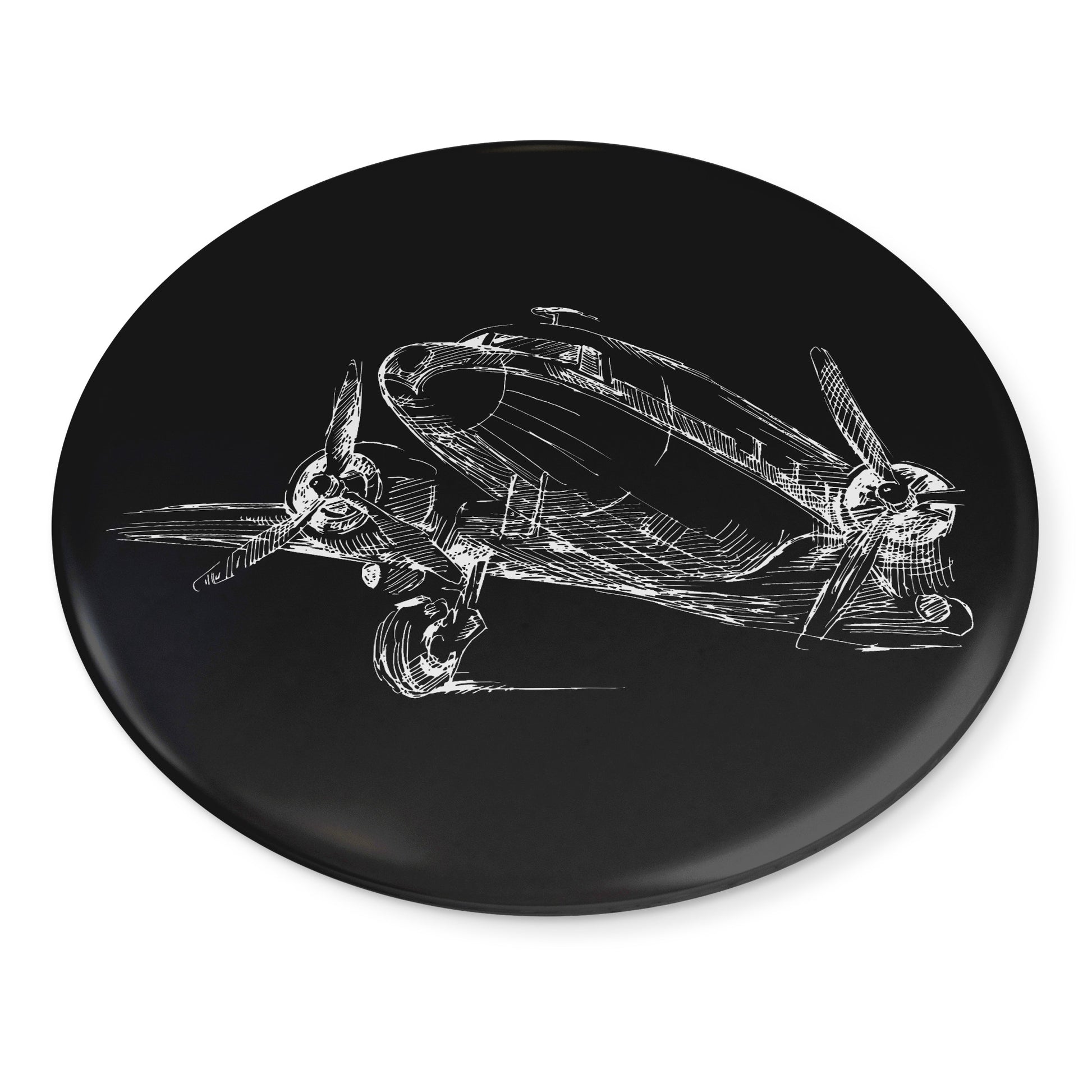 Aero 1 button pin (black)