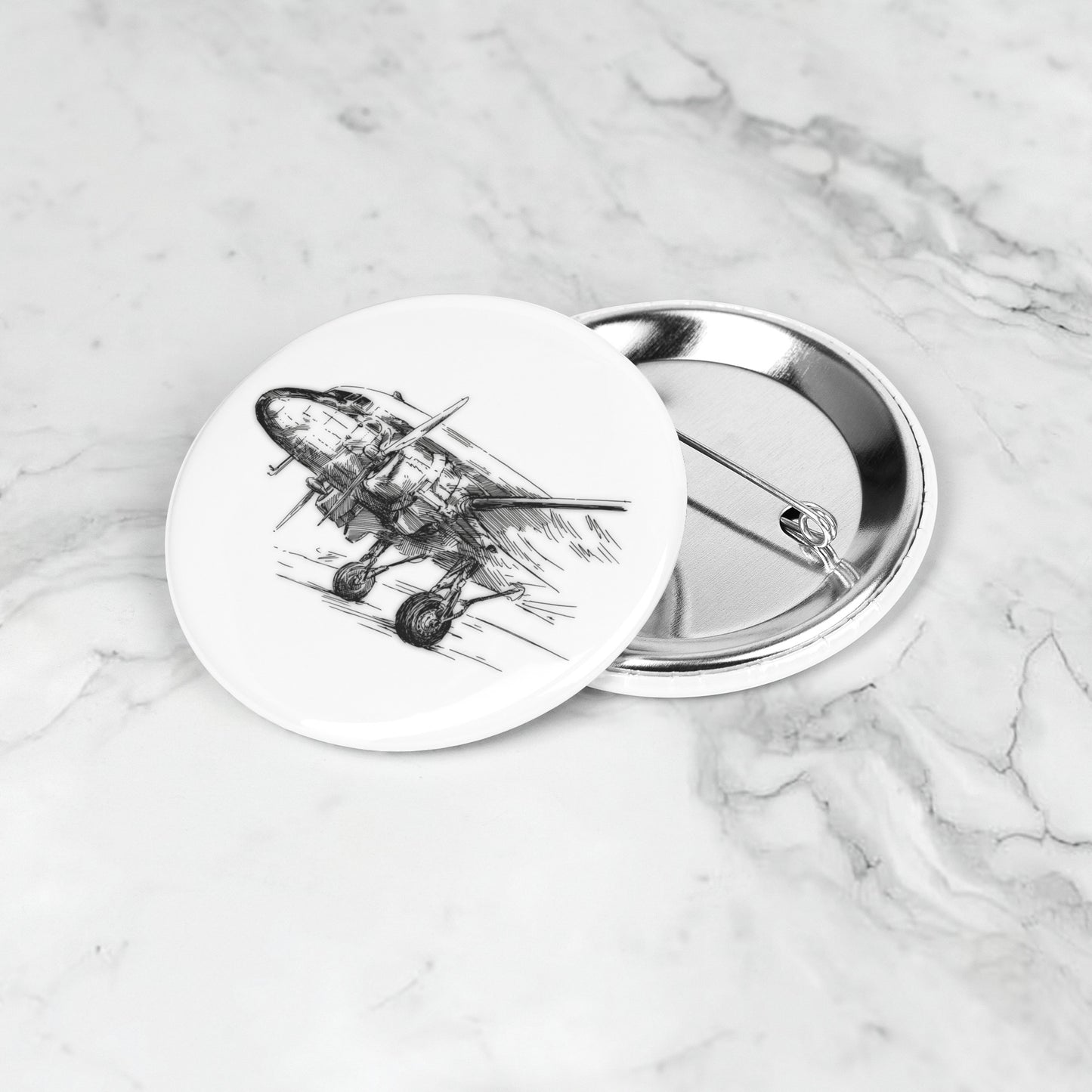 Aero 3 button pin