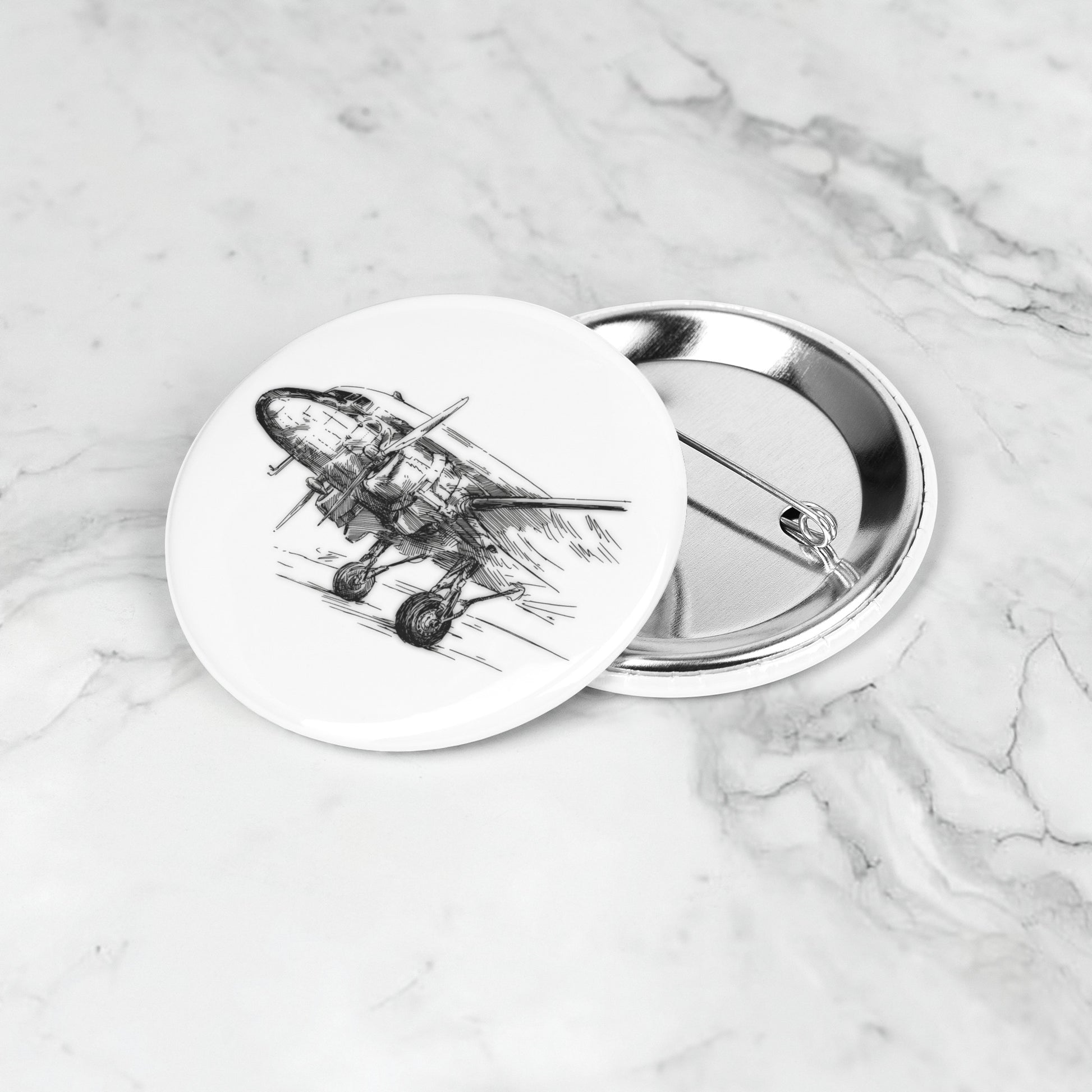 Aero 3 button pin
