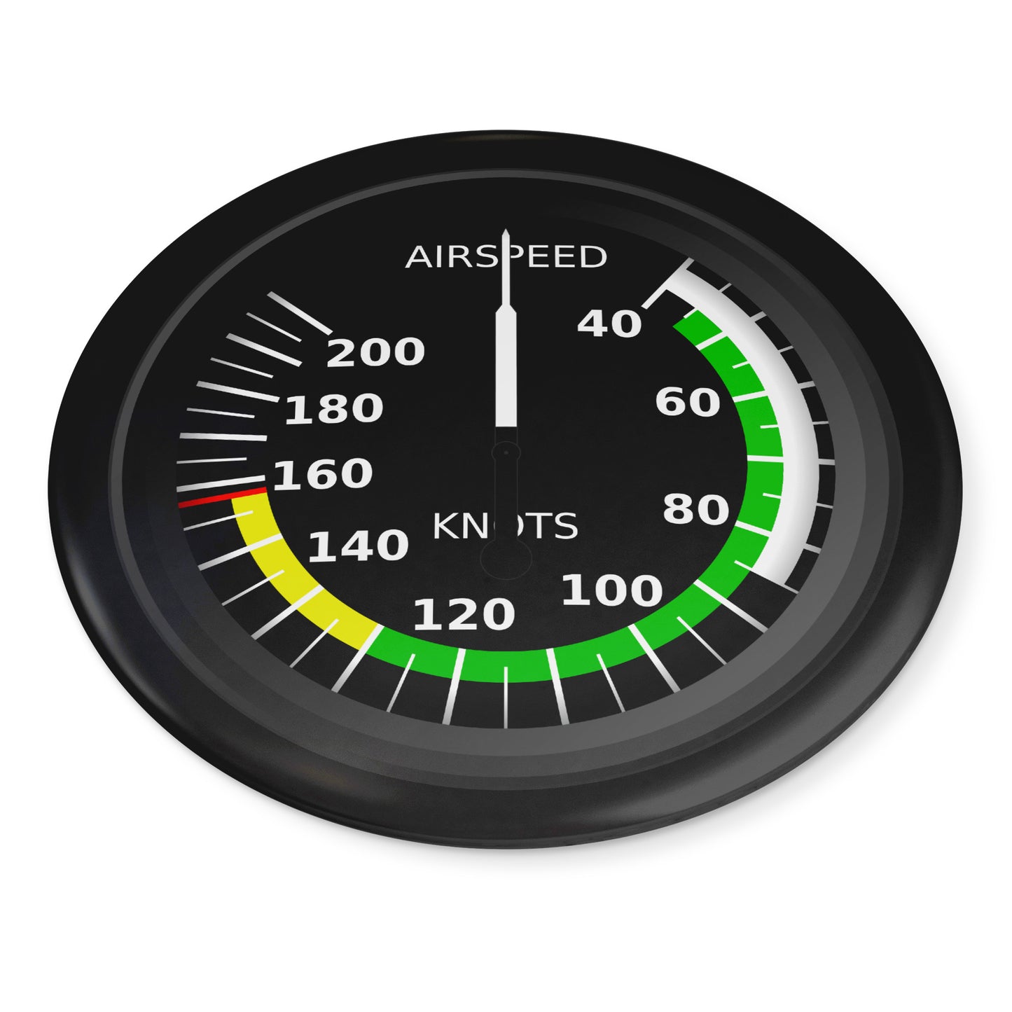 Airspeed indicator button pin