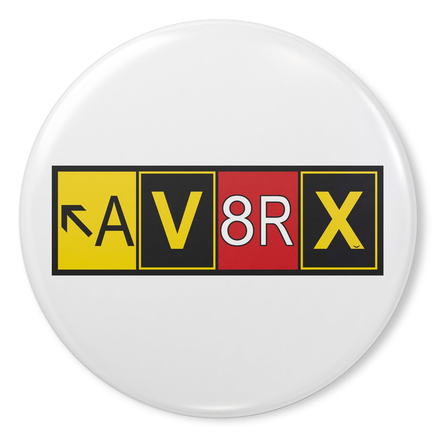 Aviatrix - AV8RX button pin (white)