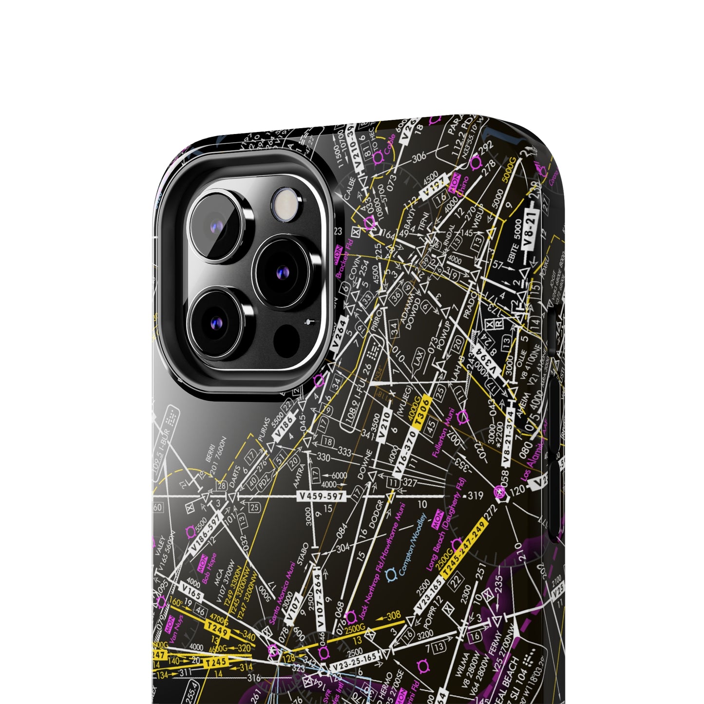 Enroute Low Altitude Chart (ELUS3) tough phone cases (invert)