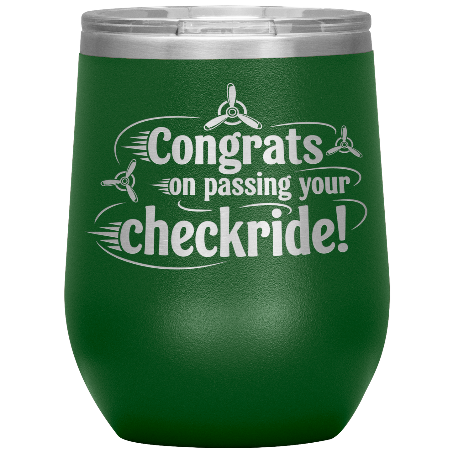 Congrats_on_passing_your_checkride_12_o_12oz_Wine_Tumbler_Green_Mockup.png