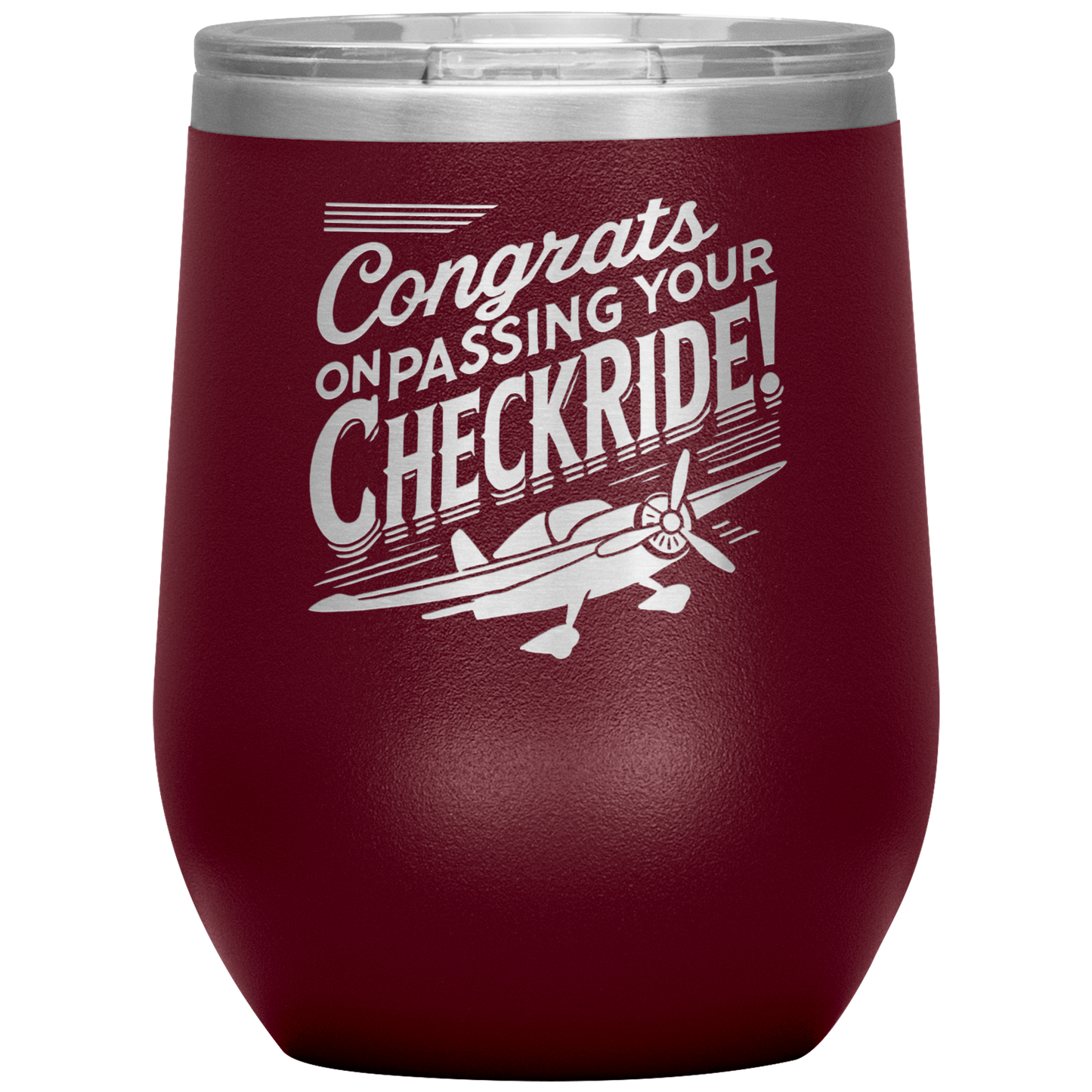 Congrats_on_passing_your_checkride_12_o_12oz_Wine_Tumbler_Maroon_Mockup.png