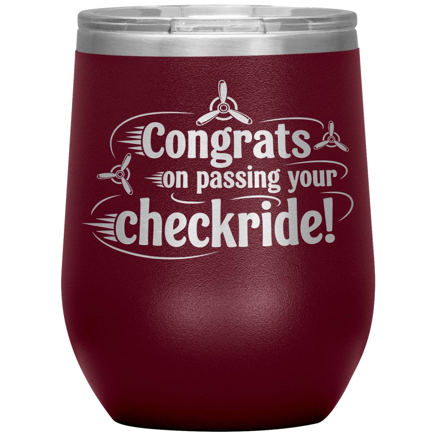 Congrats_on_passing_your_checkride_12_o_12oz_Wine_Tumbler_Maroon_Mockup.png
