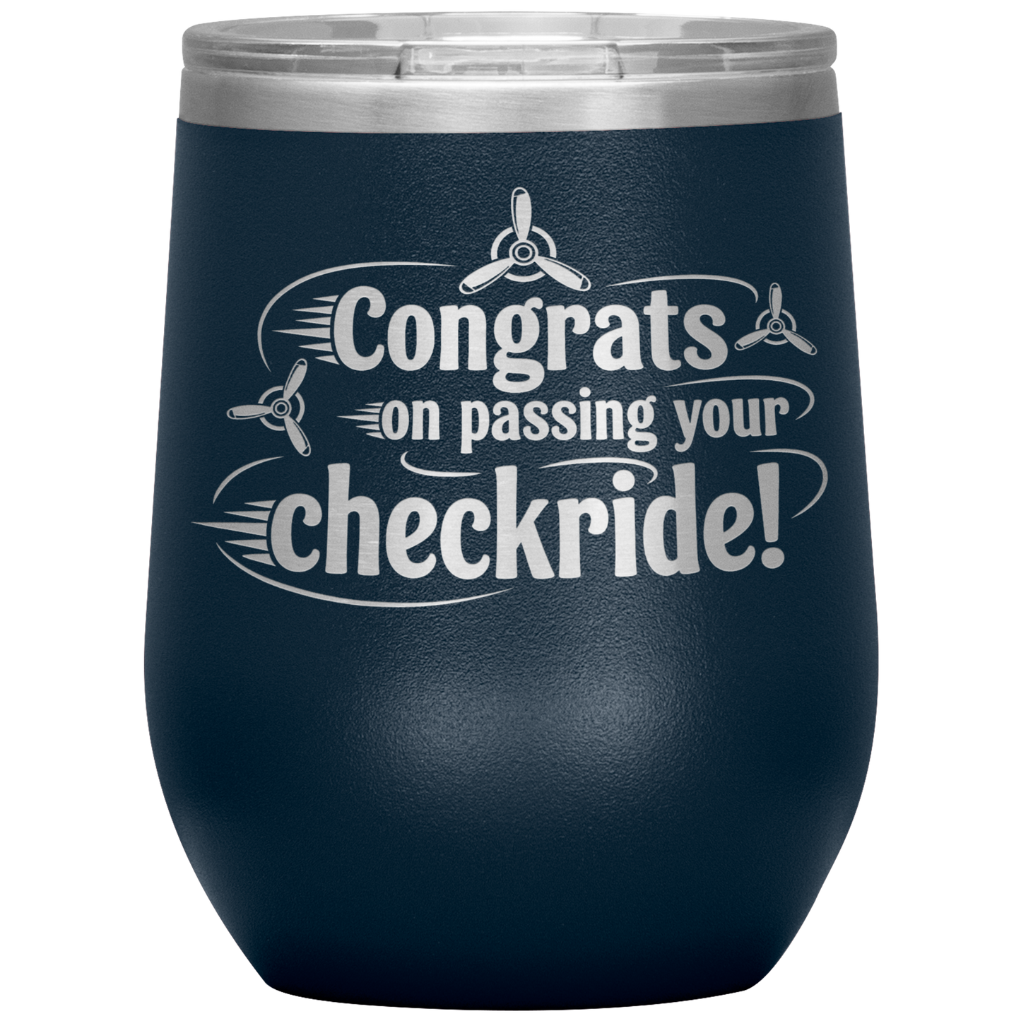 Congrats_on_passing_your_checkride_12_o_12oz_Wine_Tumbler_Navy_Mockup.png