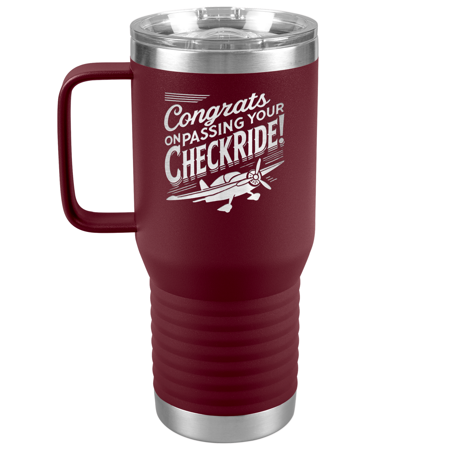 Congrats_on_passing_your_checkride_20_o_20oz_Travel_Tumbler_Maroon_Mockup.png