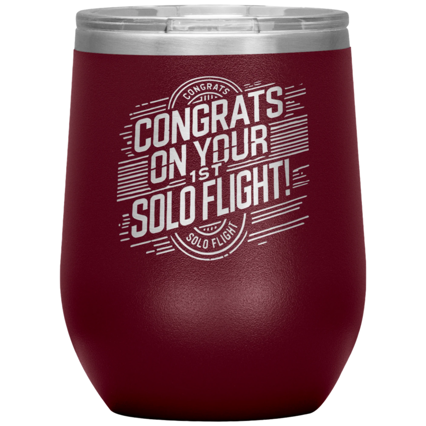Congrats_on_your_1st_Solo_Flight_12_oz_12oz_Wine_Tumbler_Maroon_Mockup.png