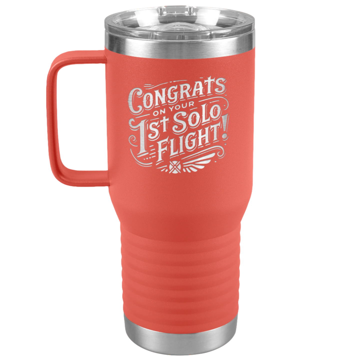 Congrats_on_your_1st_Solo_Flight_20_oz_20oz_Travel_Tumbler_Coral_Mockup.png