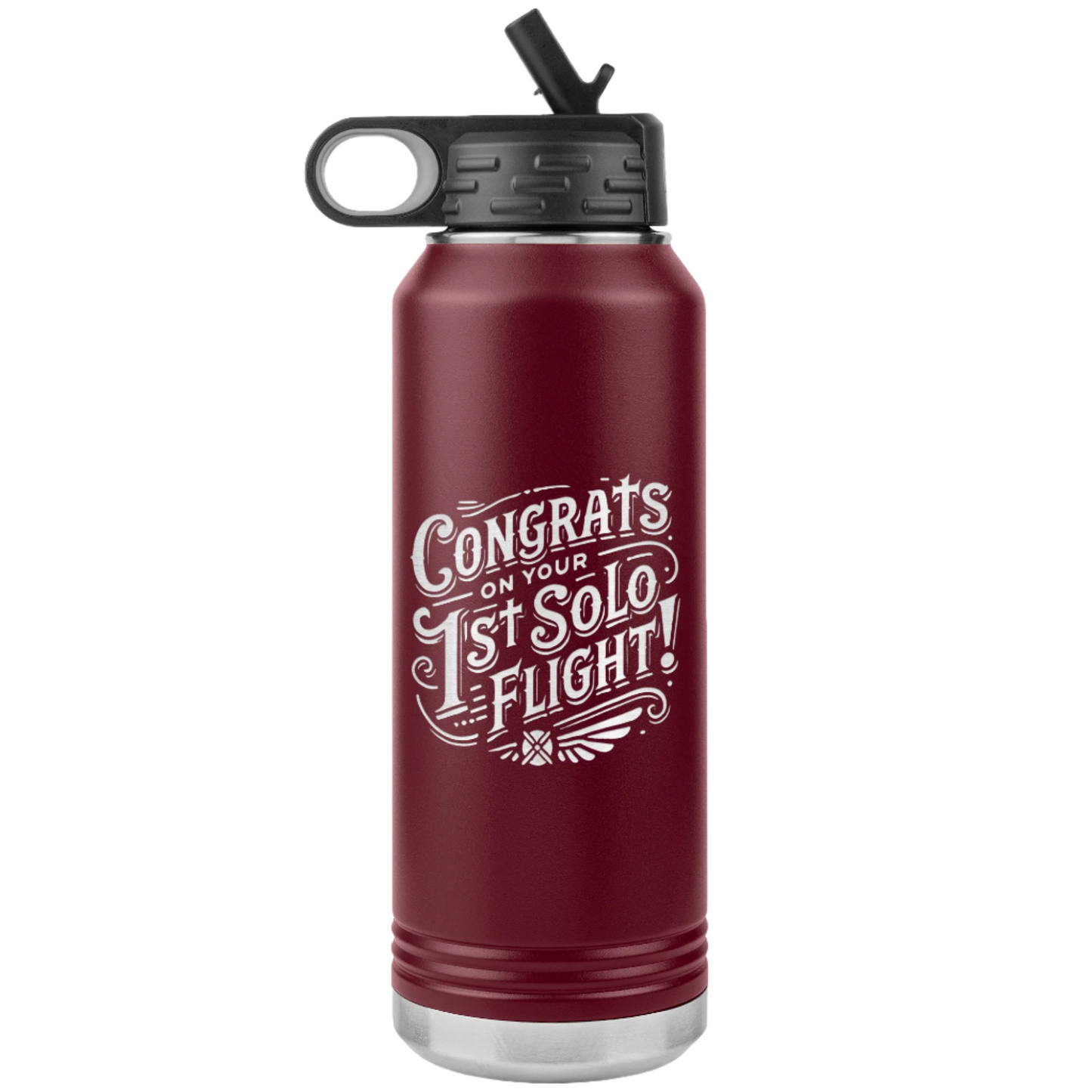 Congrats_on_your_1st_Solo_Flight_32_oz_WB_Tumbler_Maroon_Mockup.png