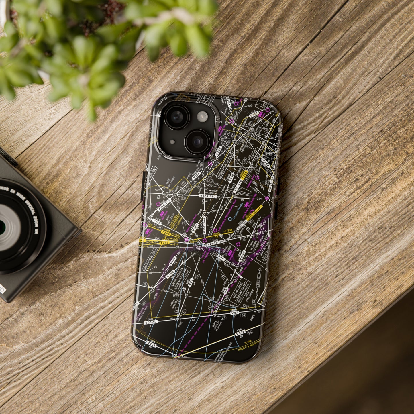 Enroute Low Altitude Chart (ELUS3) tough phone cases (invert)
