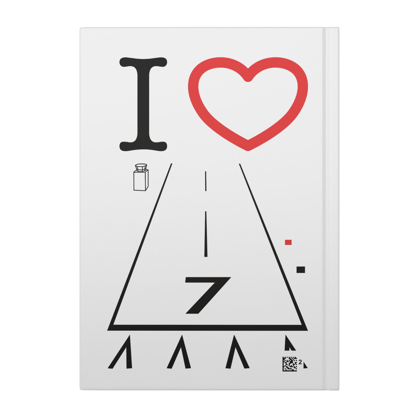 Hawthorne Airport Runway 25 / 7 hardcover journal