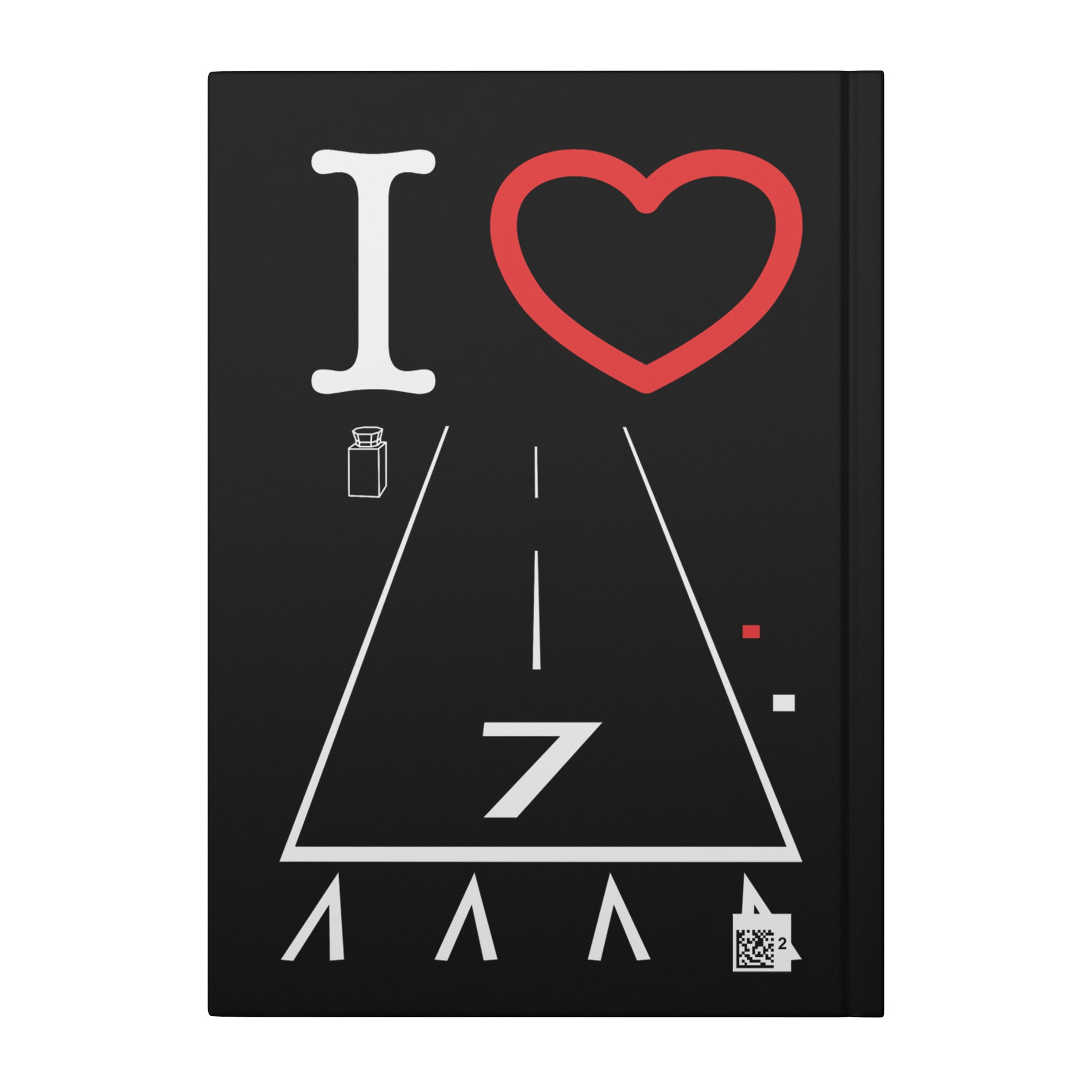 Hawthorne Airport Runway 25 / 7 hardcover journal (black)