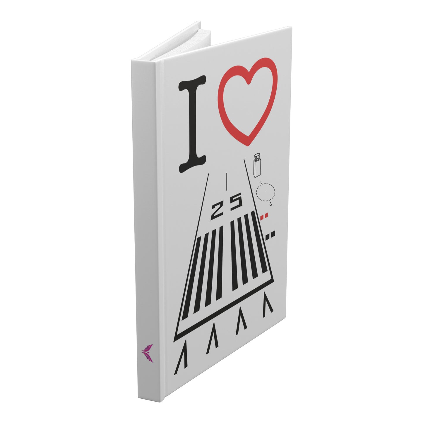 Hawthorne Airport Runway 25 / 7 hardcover journal