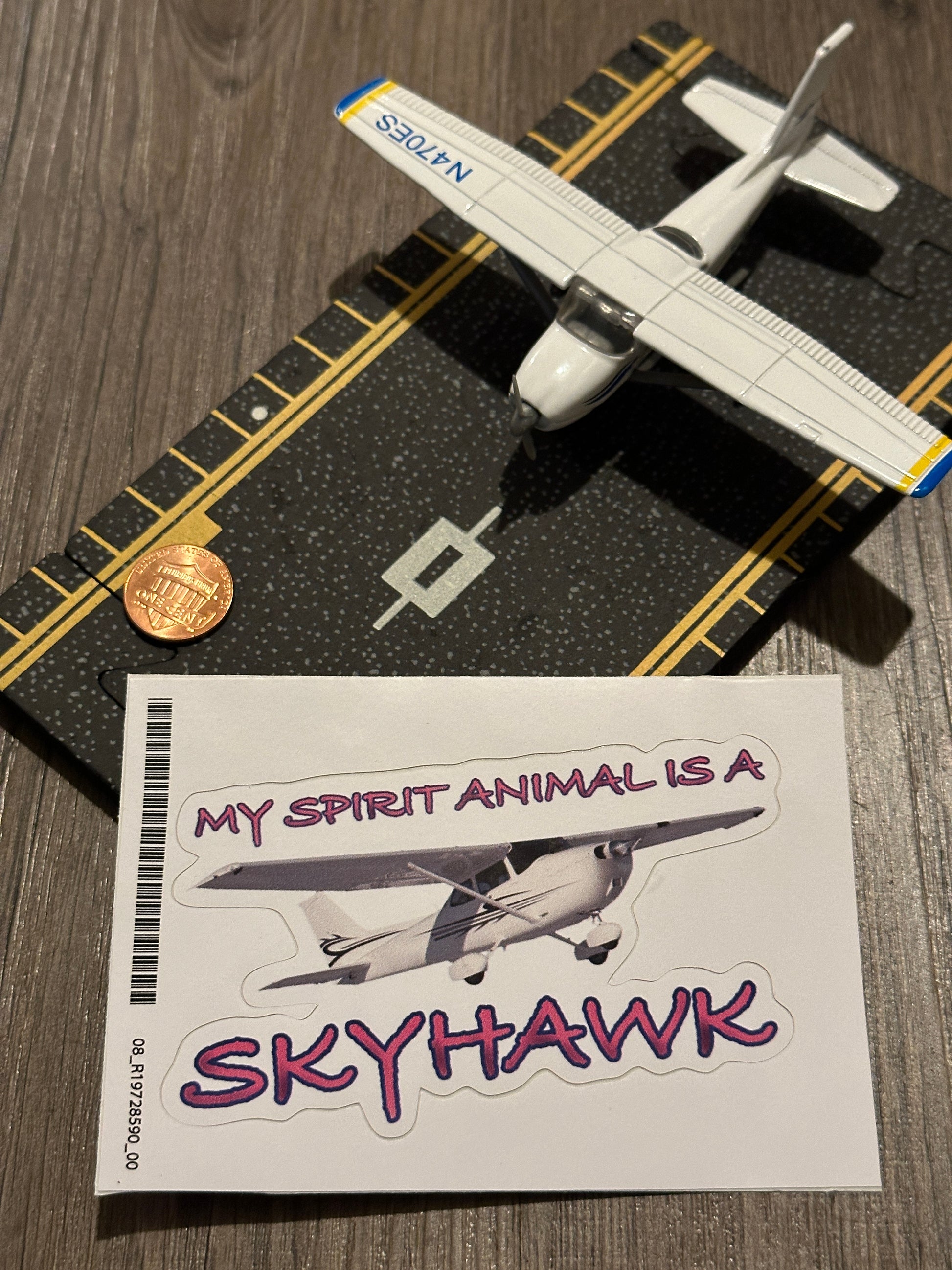 My Spirit Animal is a Skyhawk decal (various colors)