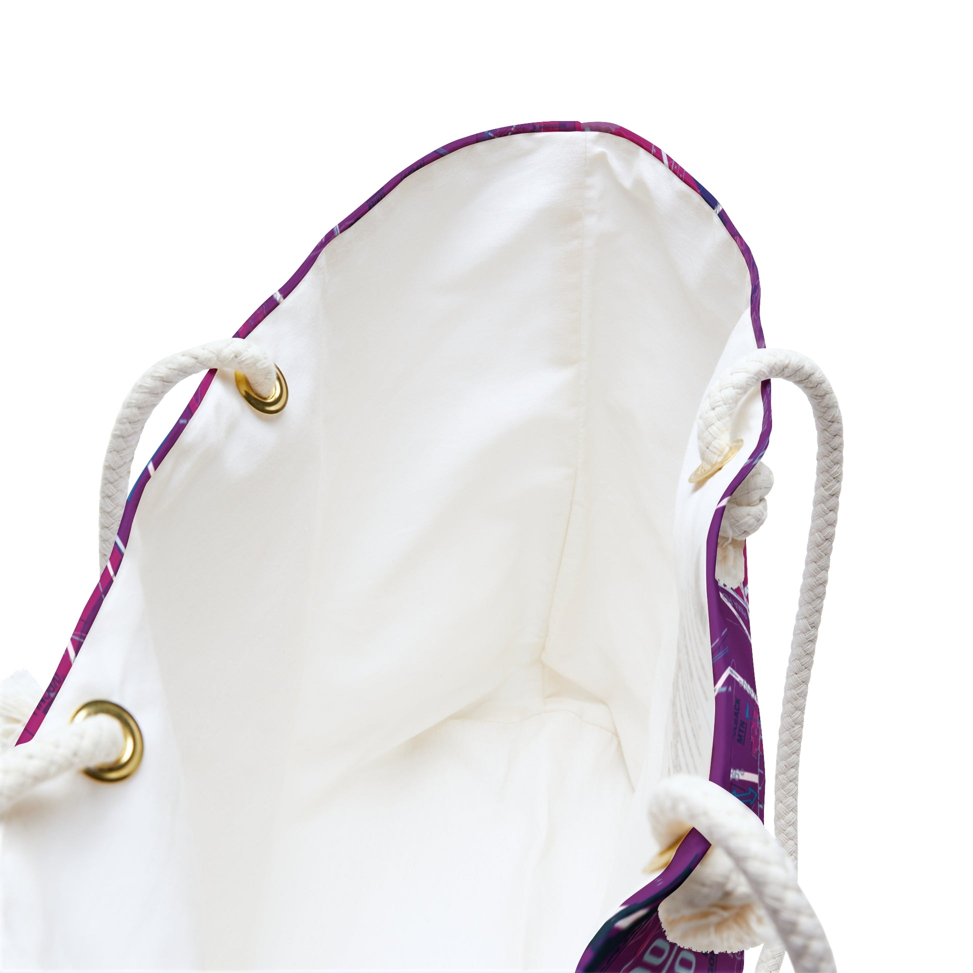 Aeronautical Chart weekender tote bag (PHX/purple)