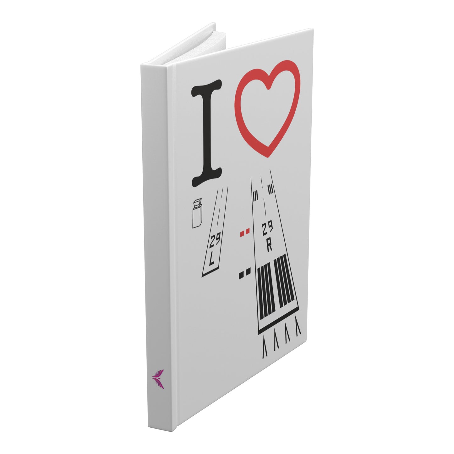 Torrance Airport Runways 29L - 29R / 11L - 11R hardcover journal