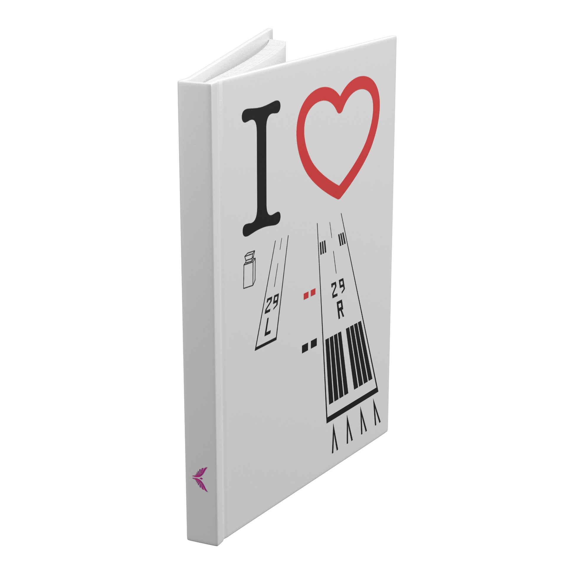 Torrance Airport Runways 29L - 29R / 11L - 11R hardcover journal