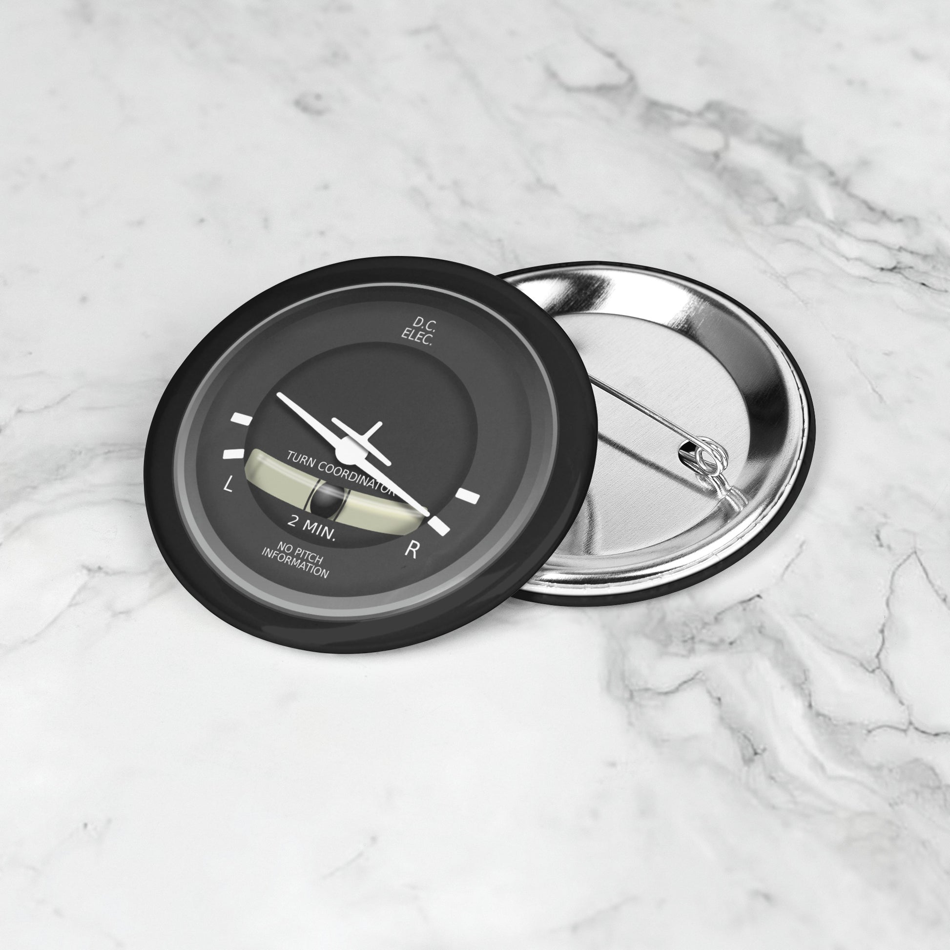 Turn Coordinator button pin