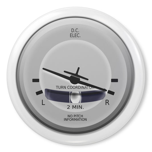 Turn Coordinator button pin (white)
