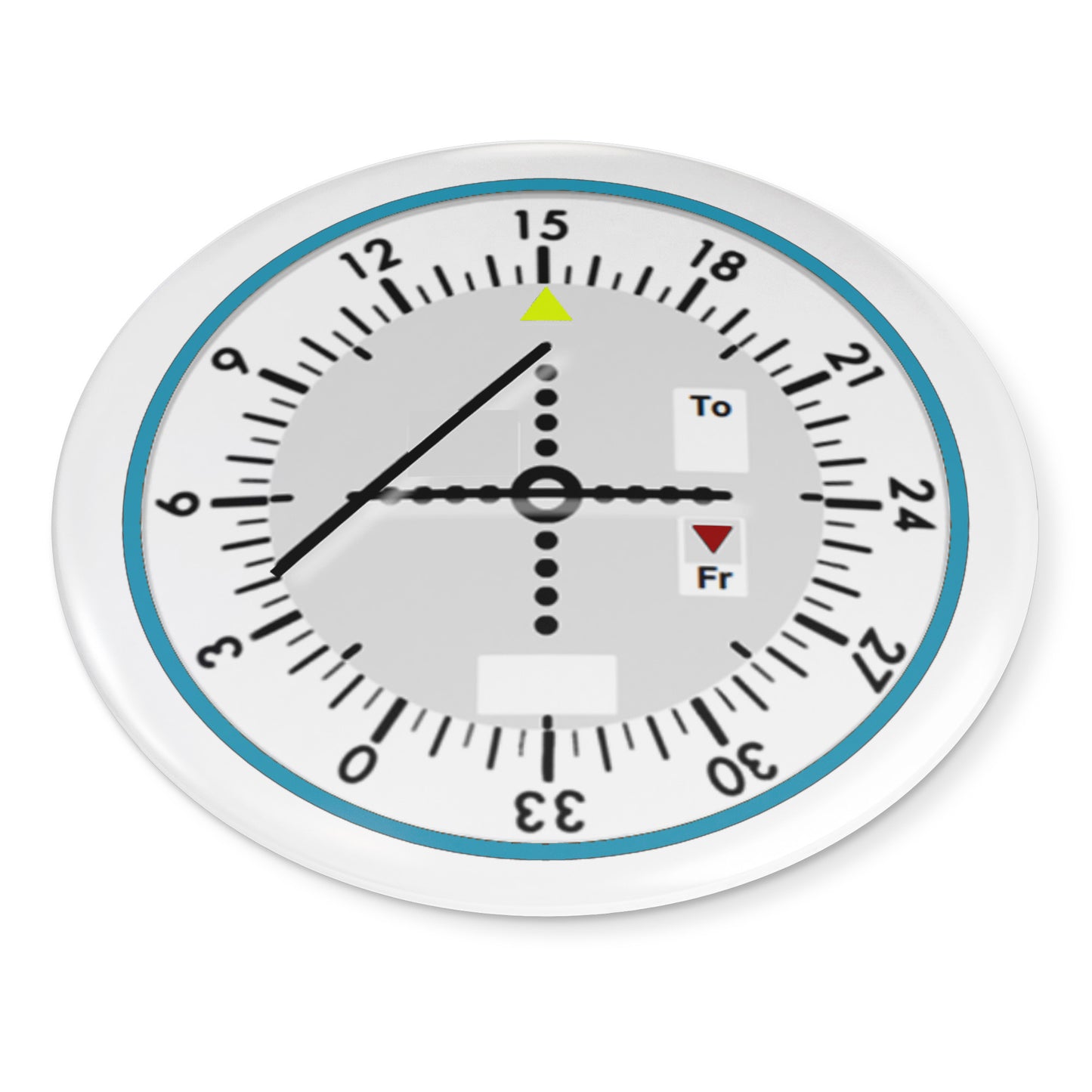 VHF omnidirectional range button pin (white)