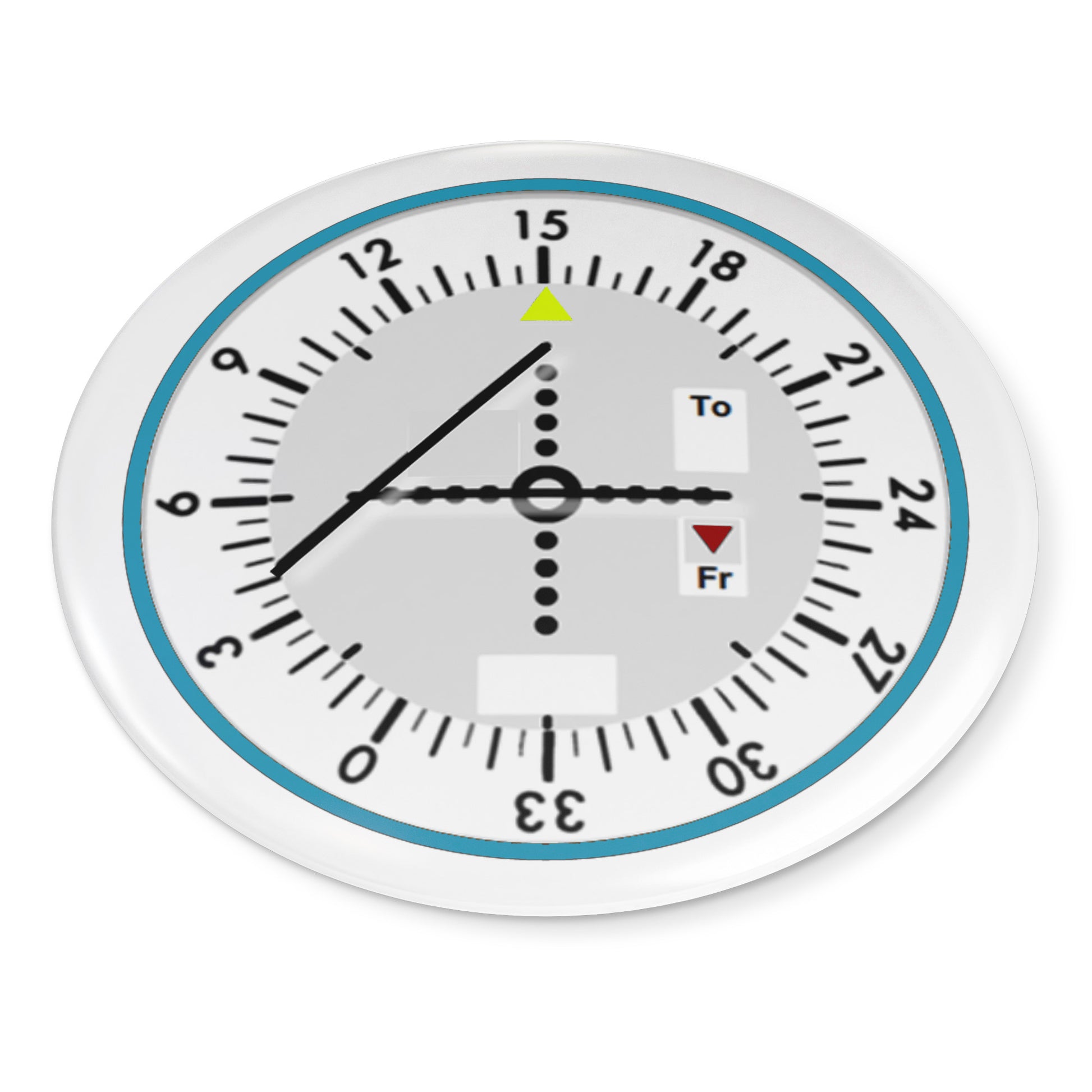 VHF omnidirectional range button pin (white)