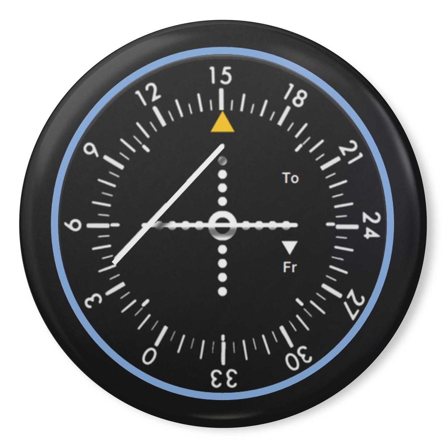 VHF omnidirectional range button pin
