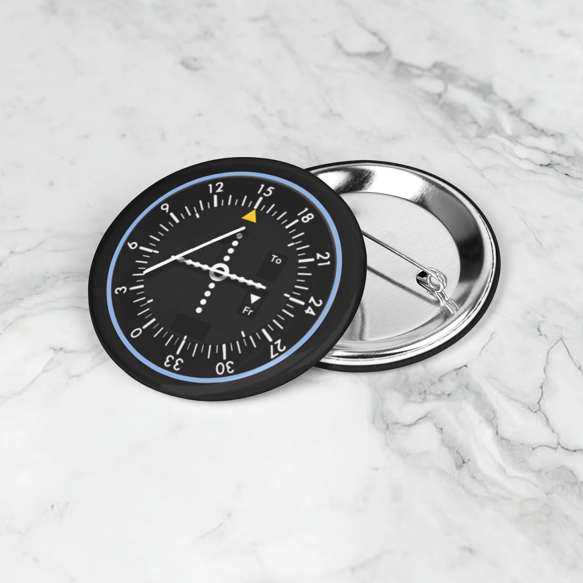VHF omnidirectional range button pin