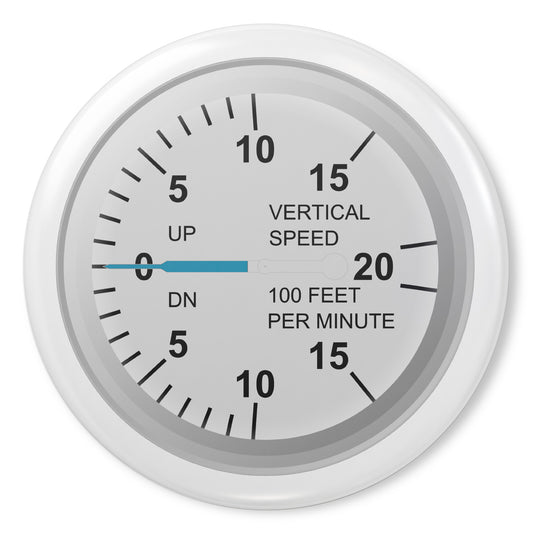 Vertical Speed Indicator button pin (white)
