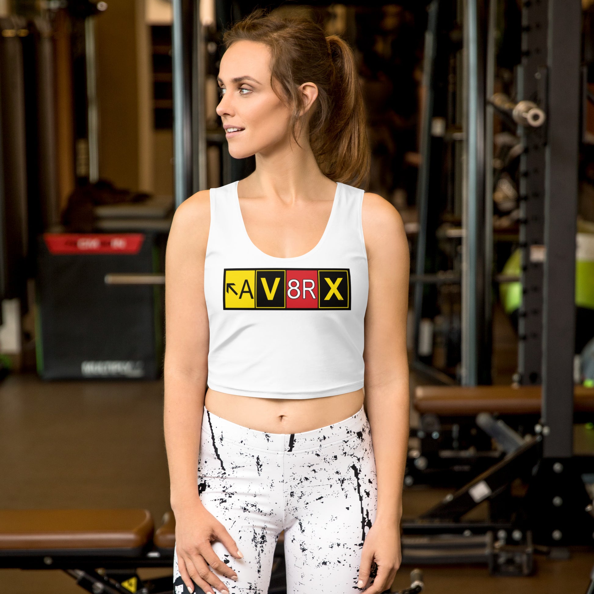 Aviatrix crop top (white)