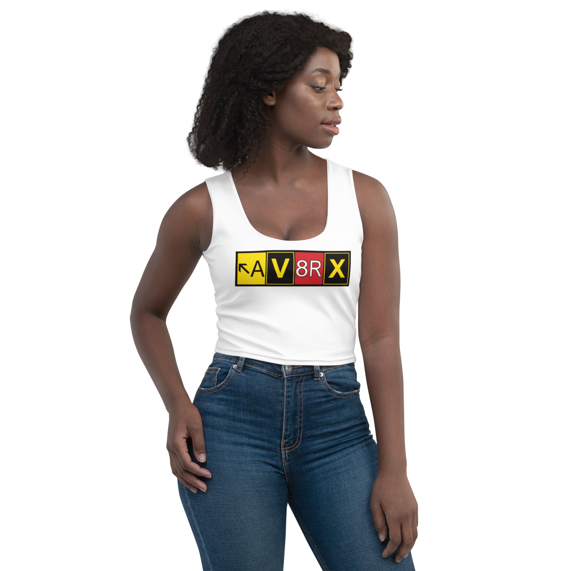 Aviatrix crop top (white)