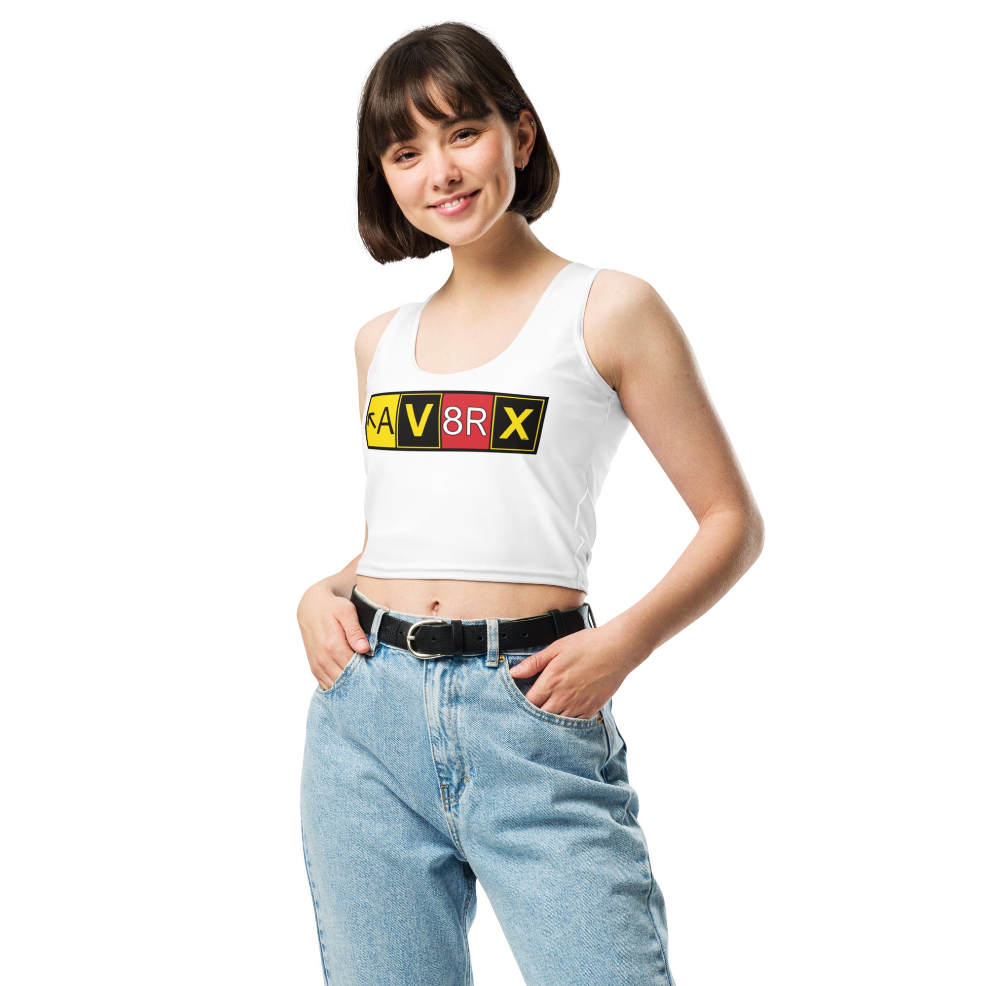 Aviatrix crop top (white)