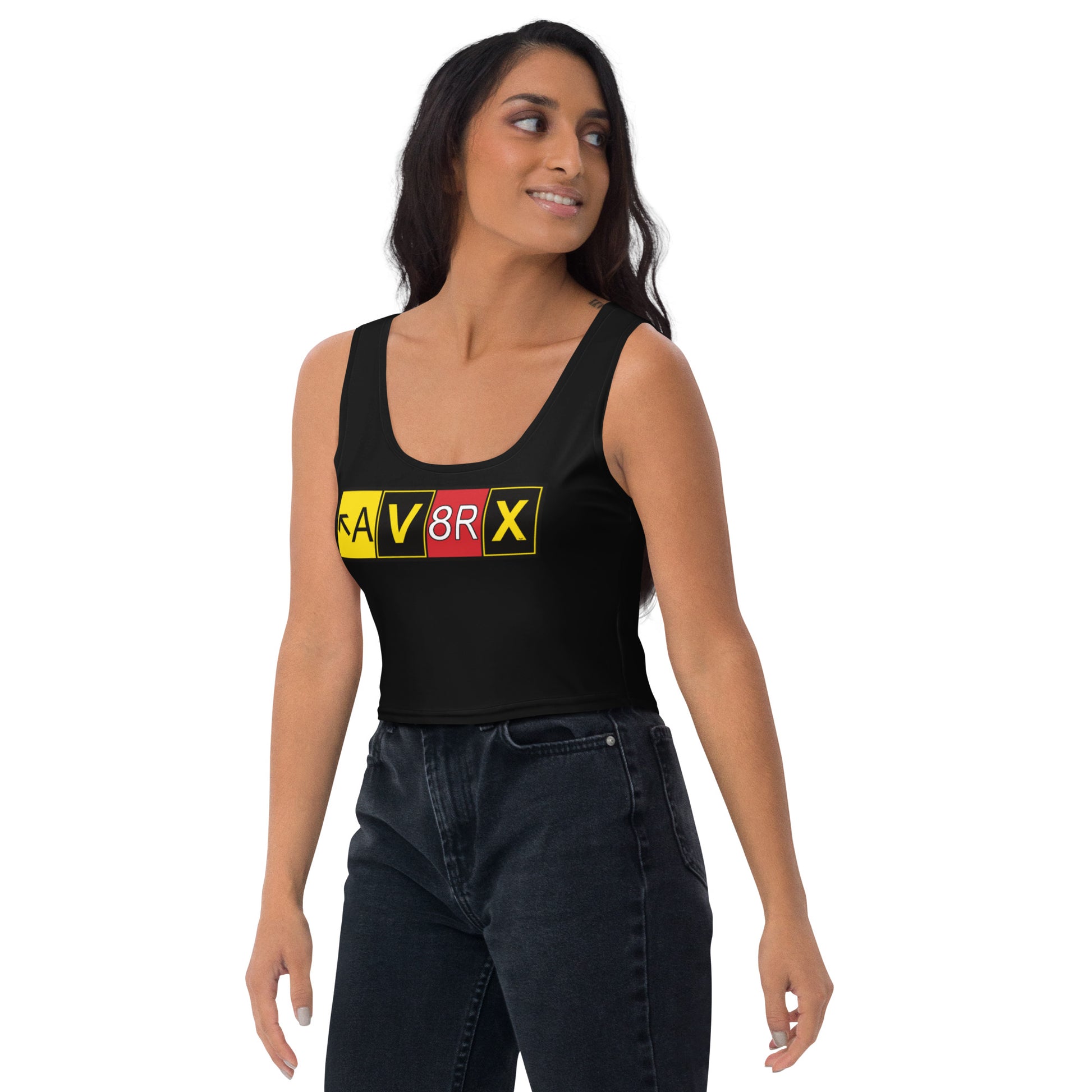 Aviatrix crop top (black)