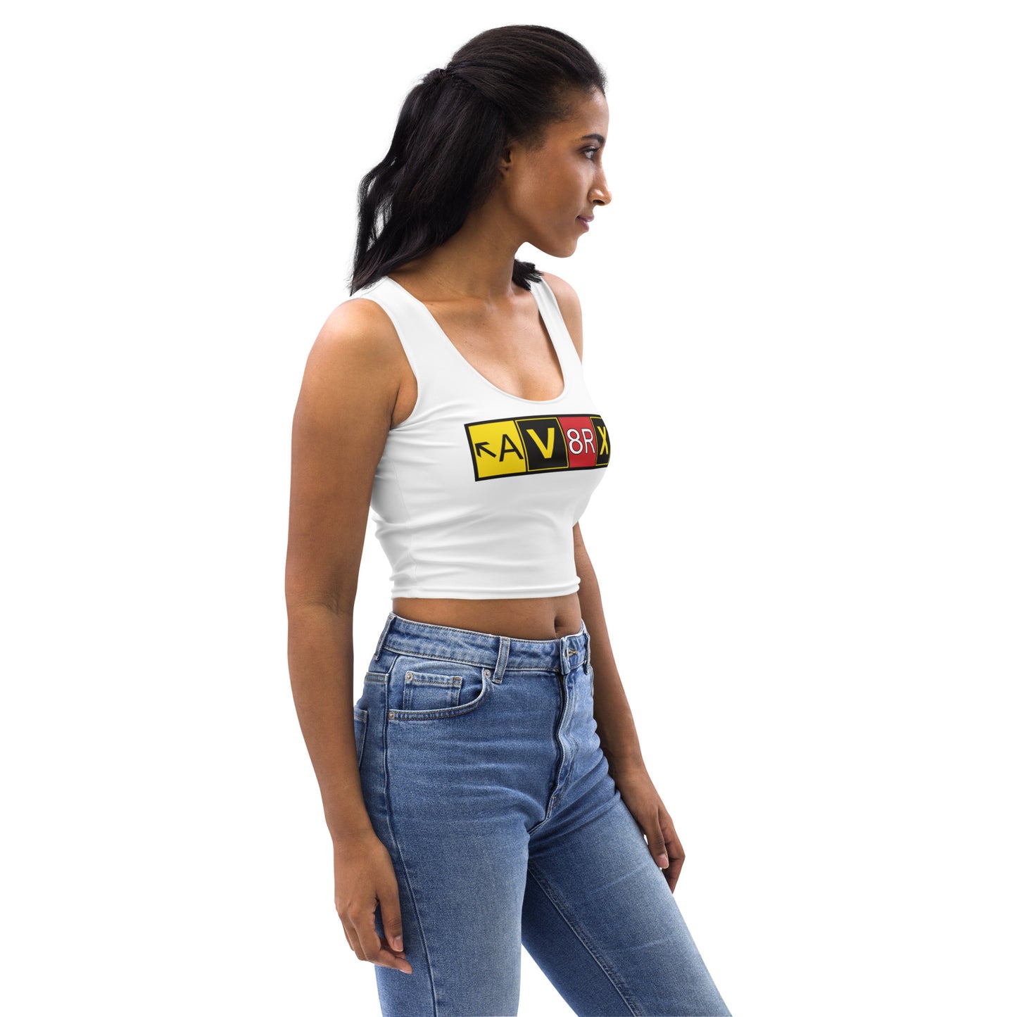 Aviatrix crop top (white)