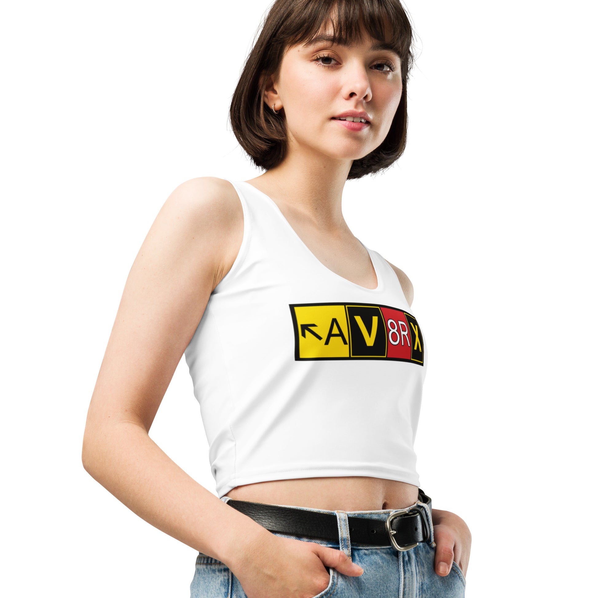 Aviatrix crop top (white)