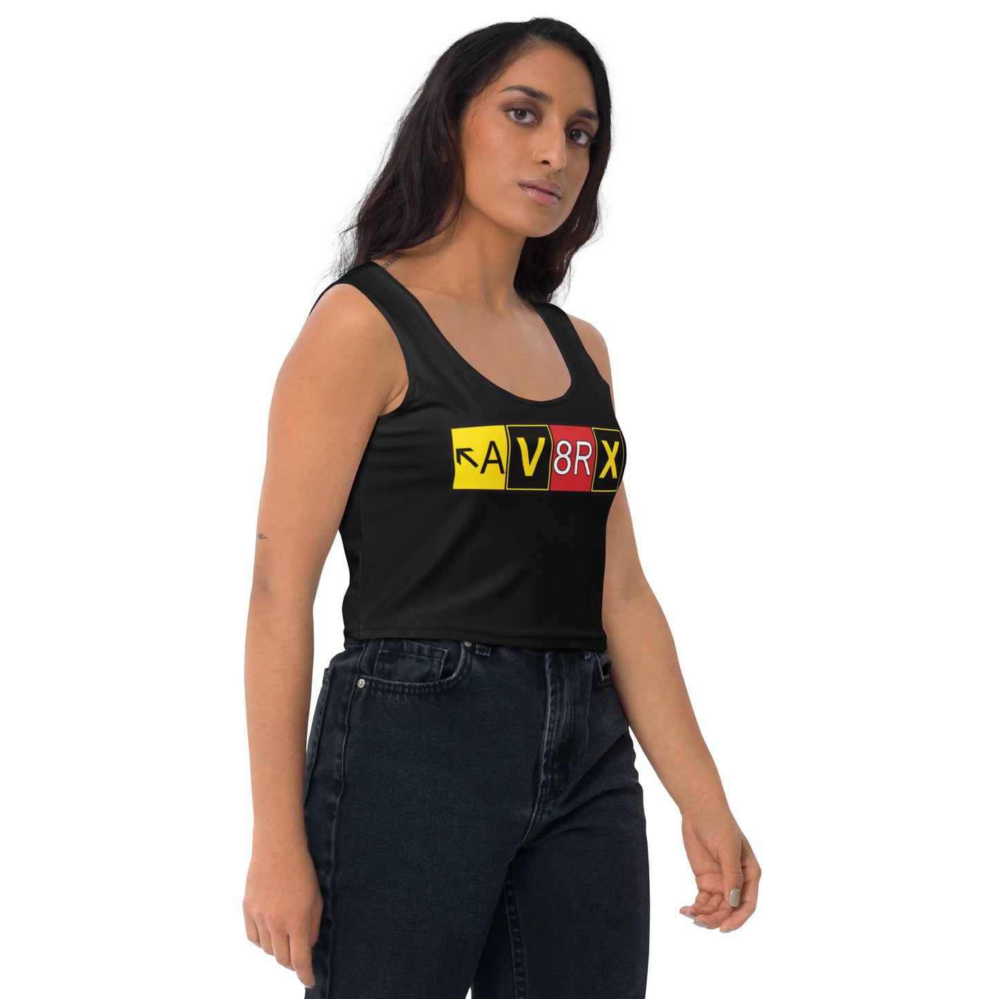 Aviatrix crop top (black)