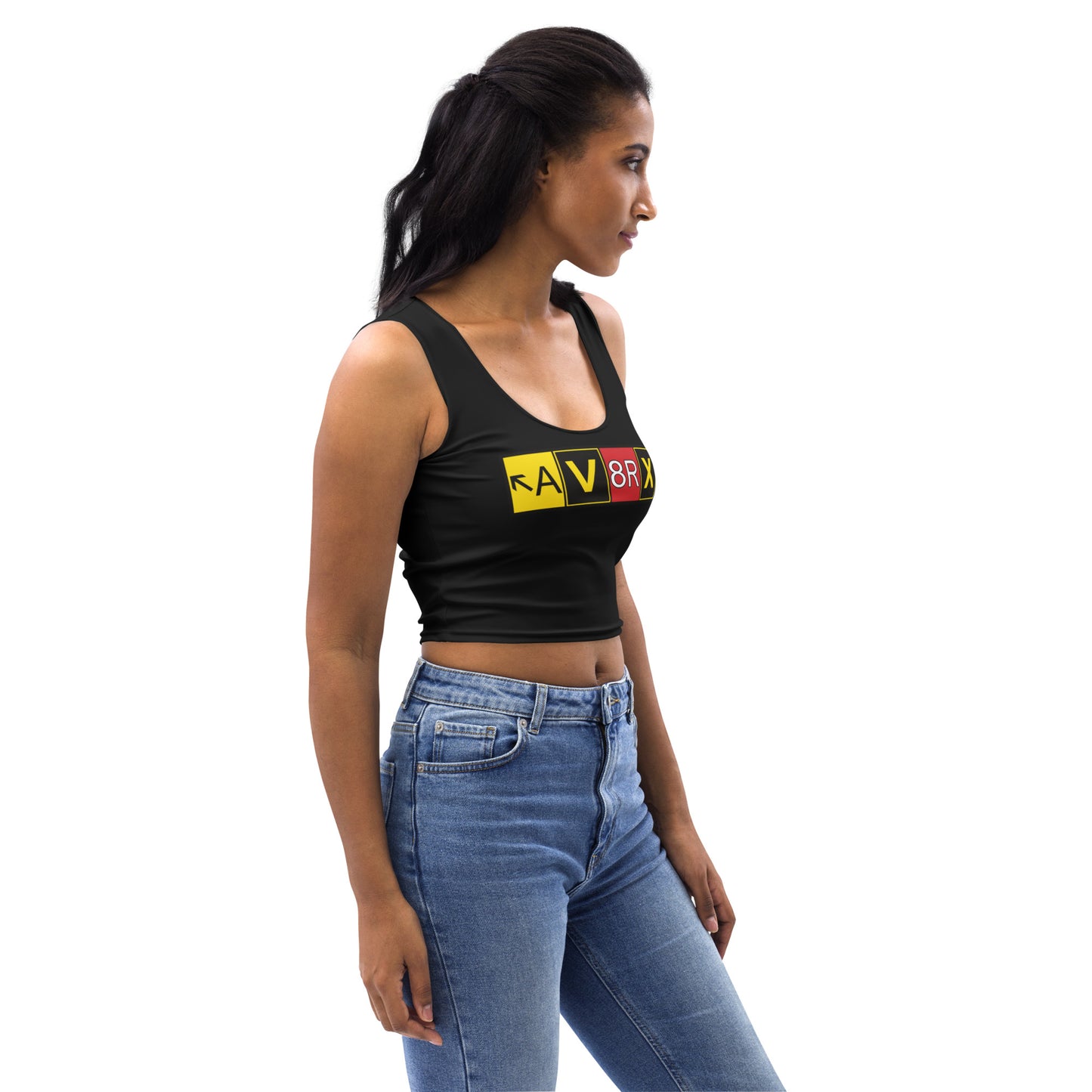 Aviatrix crop top (black)