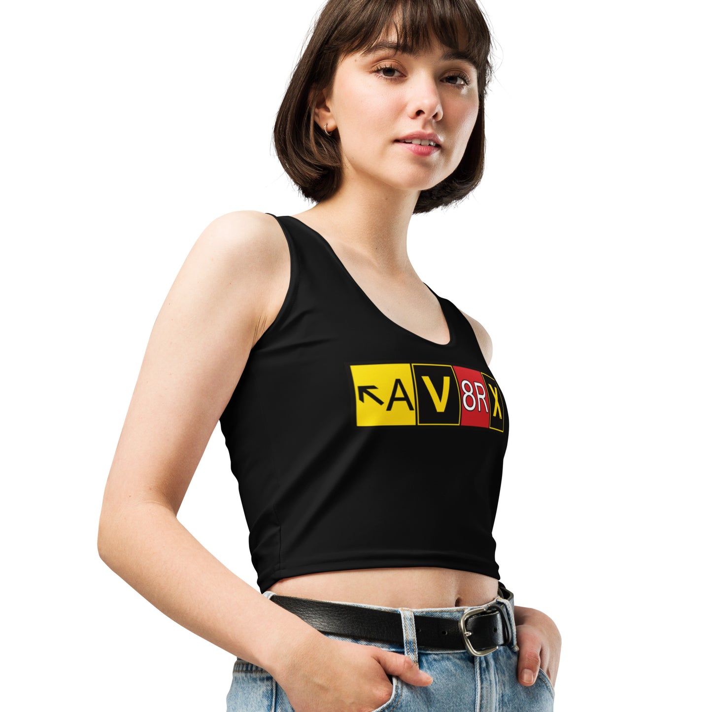 Aviatrix crop top (black)
