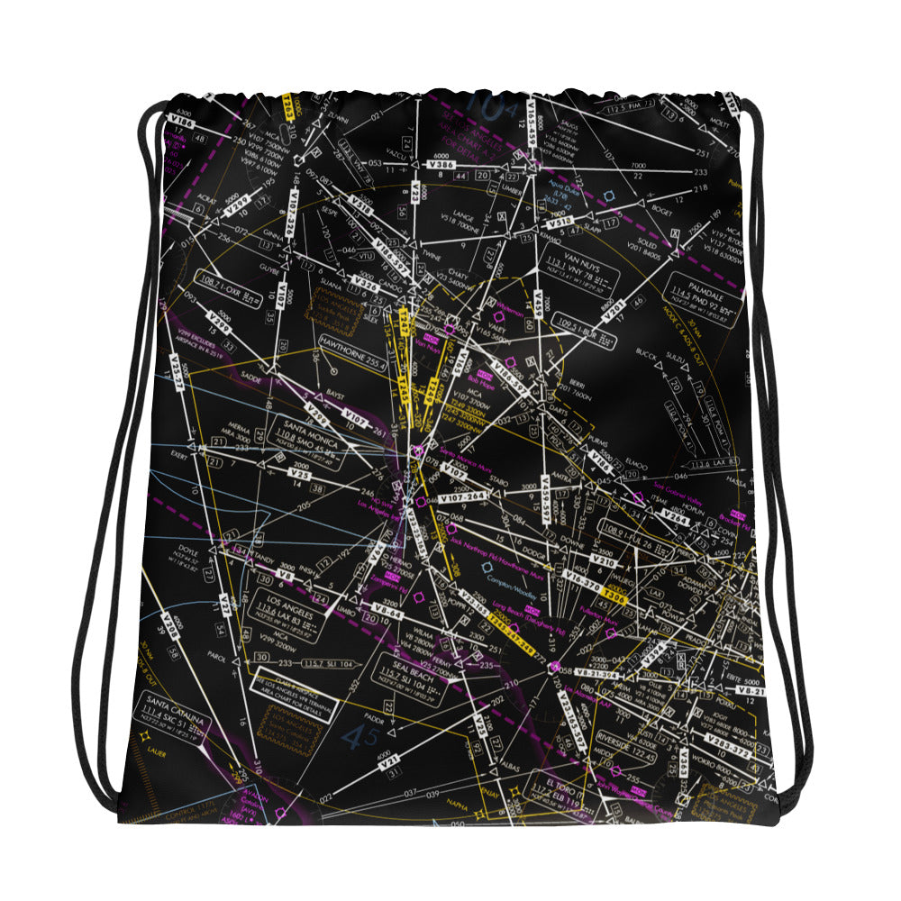 Enroute Low Altitude Chart (ELUS3) drawstring bag (invert)