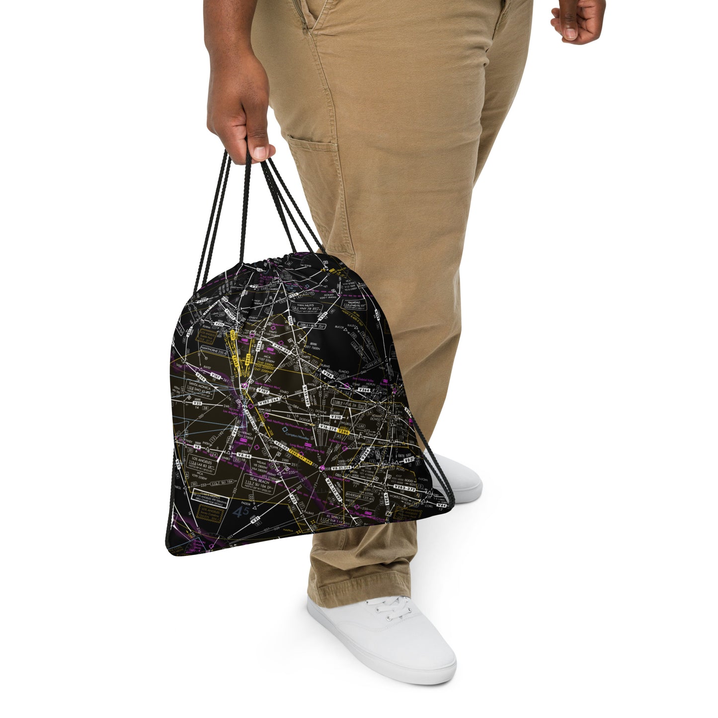Enroute Low Altitude Chart (ELUS3) drawstring bag (invert)