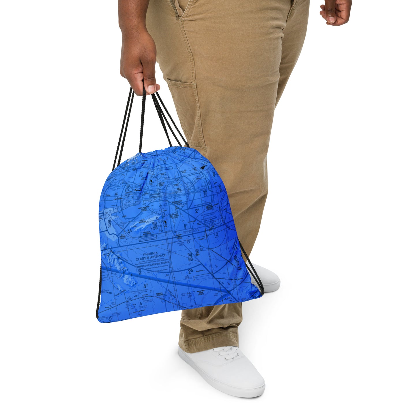 Phoenix TAC Chart drawstring bag (blue)
