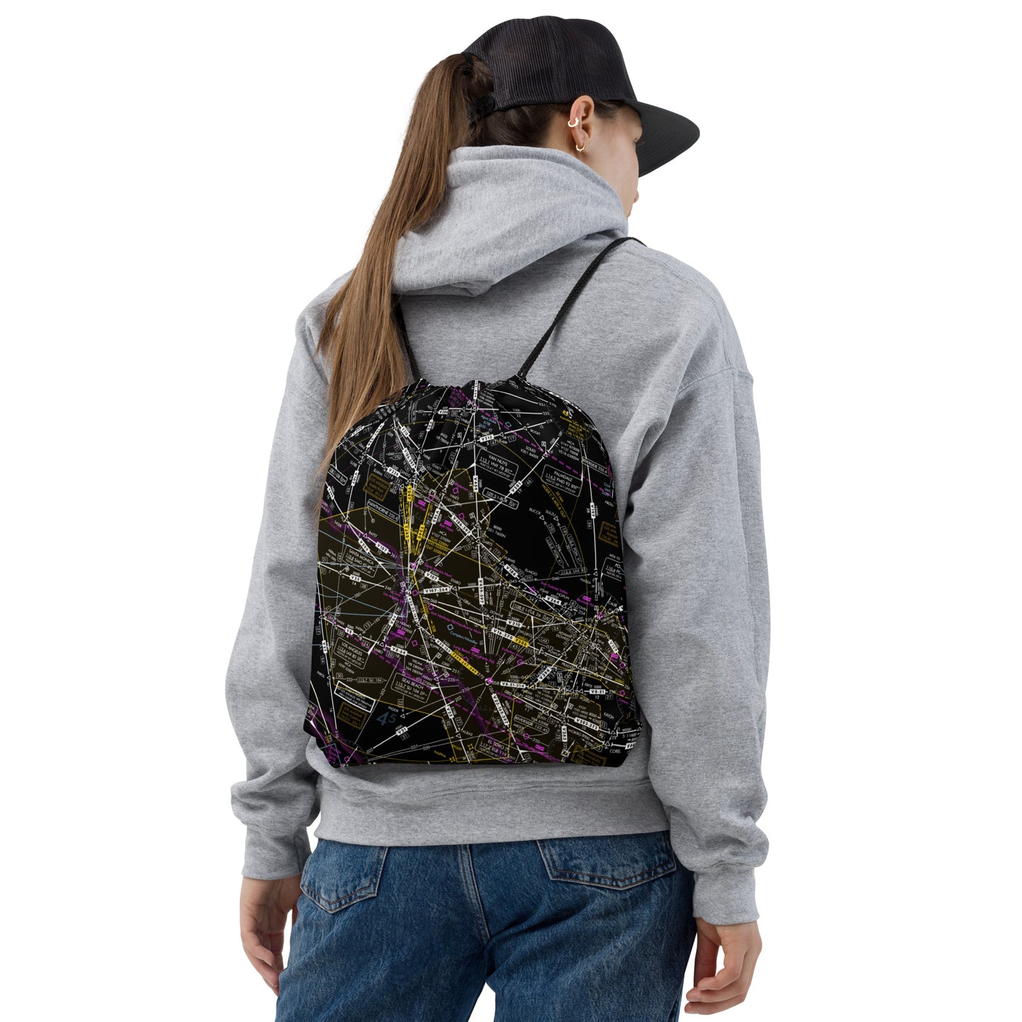 Enroute Low Altitude Chart (ELUS3) drawstring bag (invert)